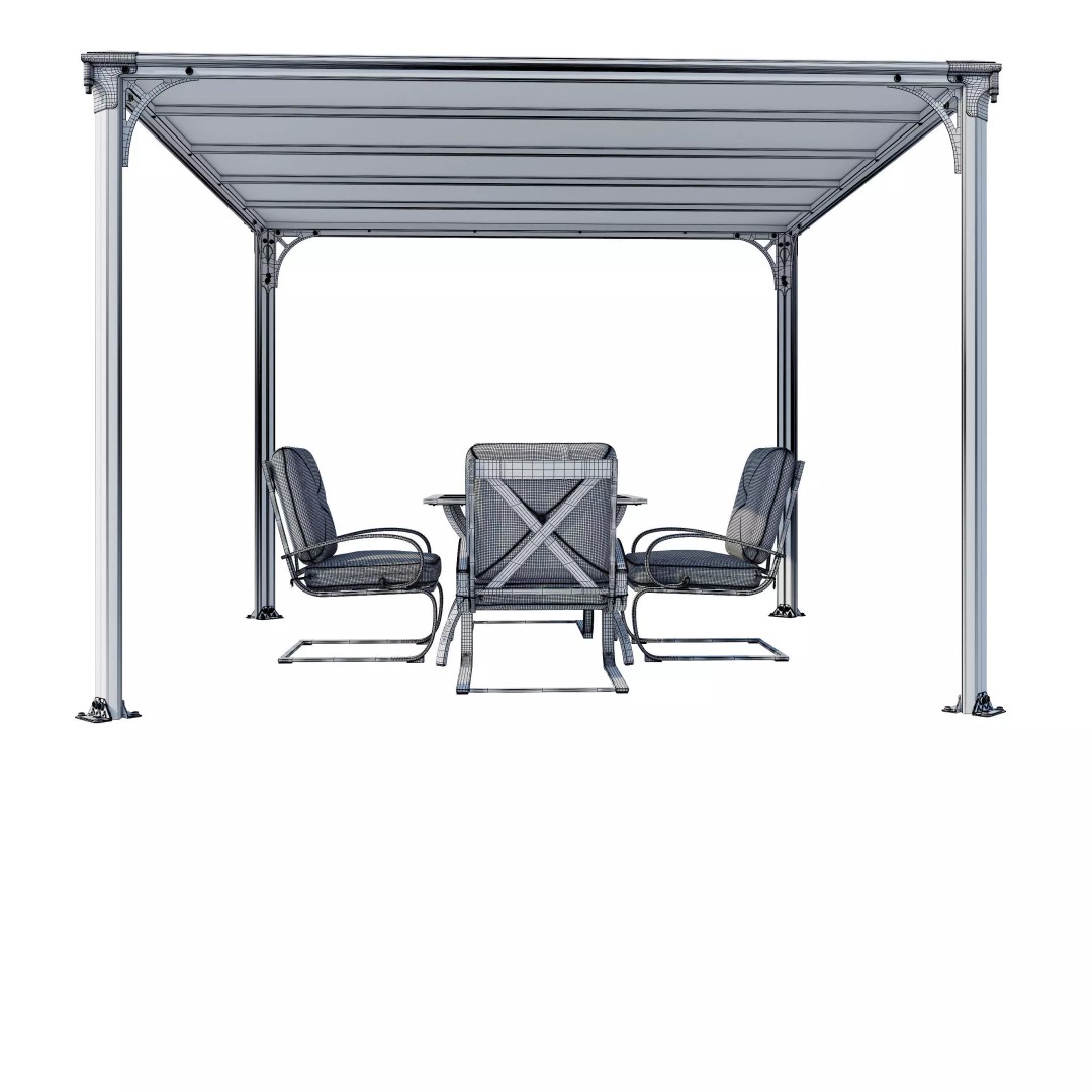 Milano Palram Streetwear Set 3D Model – Contemporary Design, V-Ray & Corona - View 20