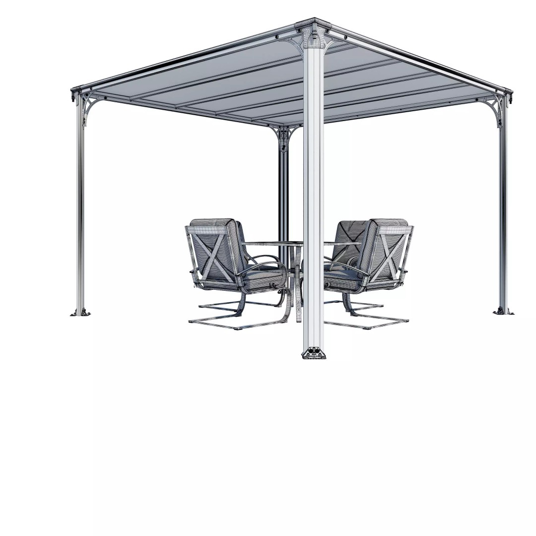 Milano Palram Streetwear Set 3D Model – Contemporary Design, V-Ray & Corona - View 21