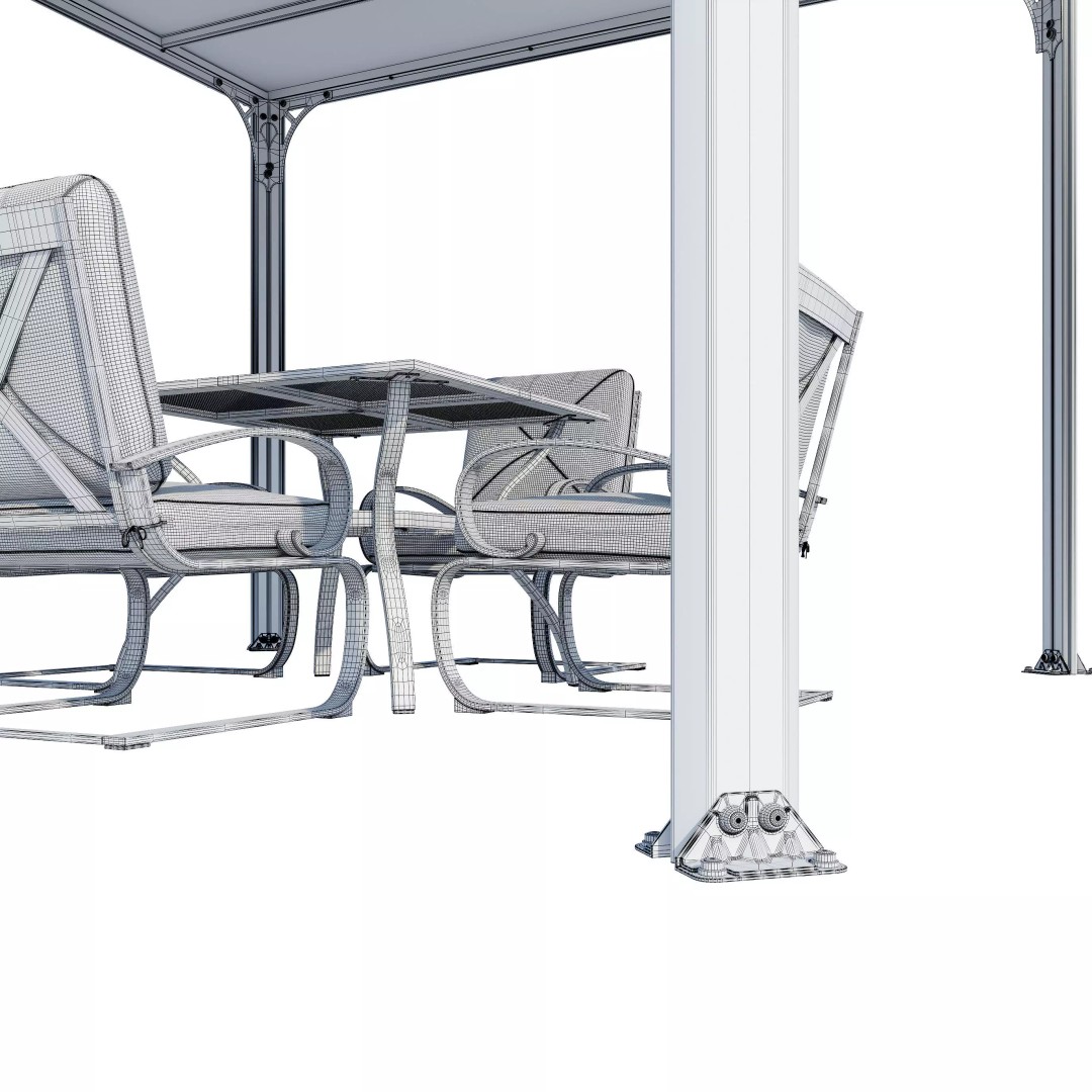 Milano Palram Streetwear Set 3D Model – Contemporary Design, V-Ray & Corona - View 24