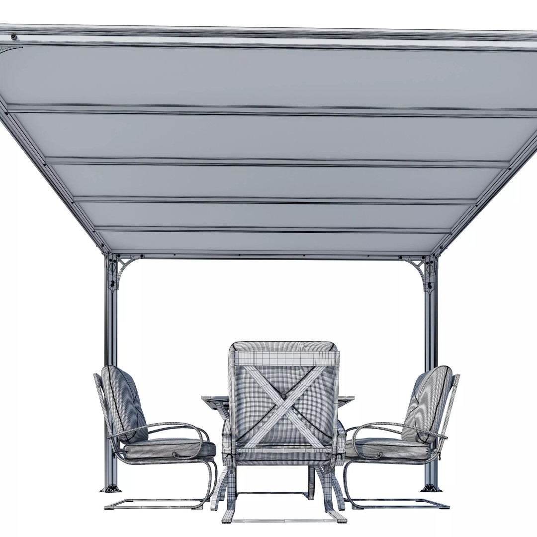 Milano Palram Streetwear Set 3D Model – Contemporary Design, V-Ray & Corona - View 25