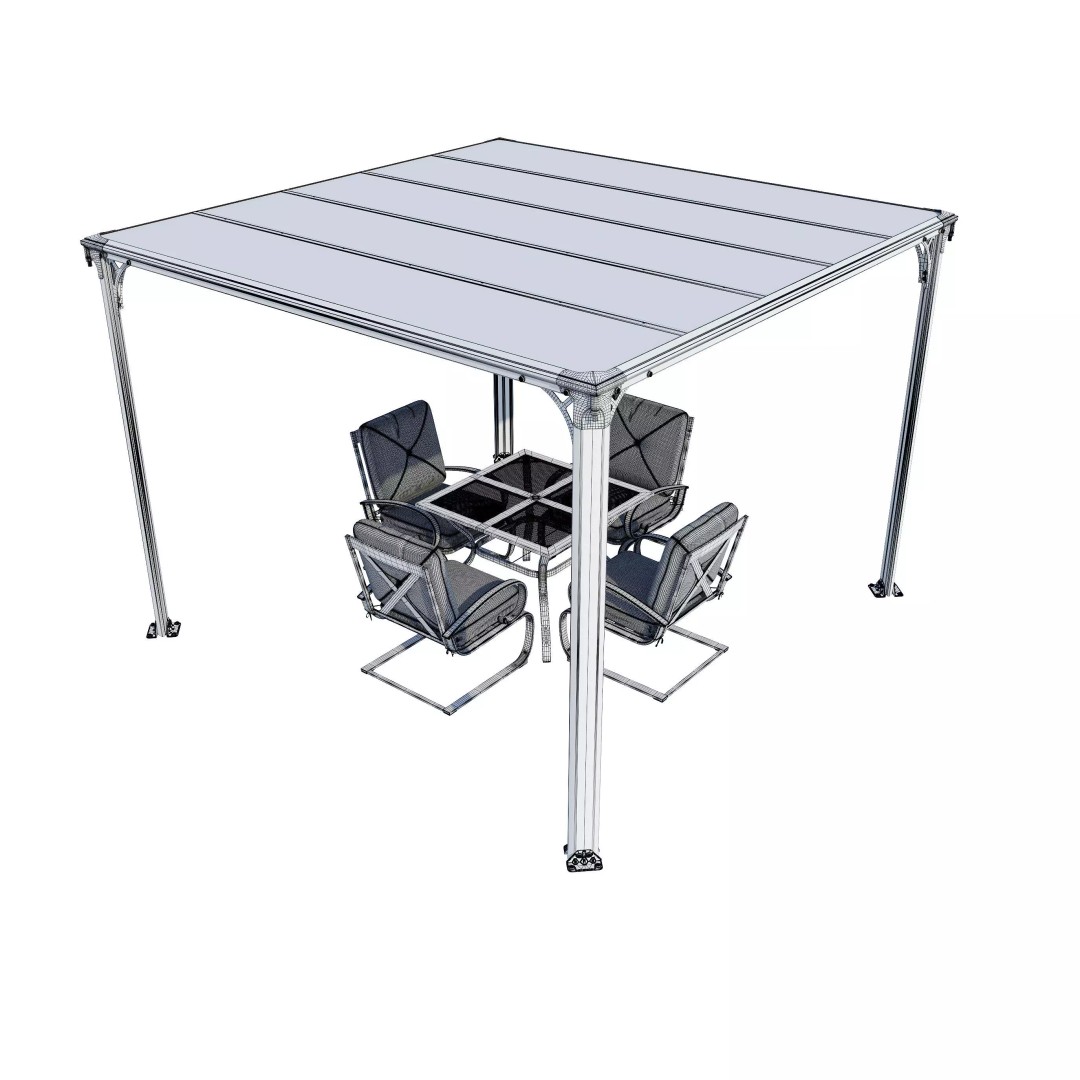 Milano Palram Streetwear Set 3D Model – Contemporary Design, V-Ray & Corona - View 27