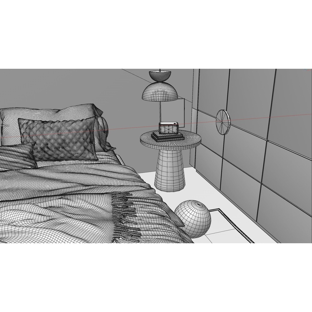 Child Bedroom 3D Model – Realistic Interior Scene, FBX, OBJ - View 10