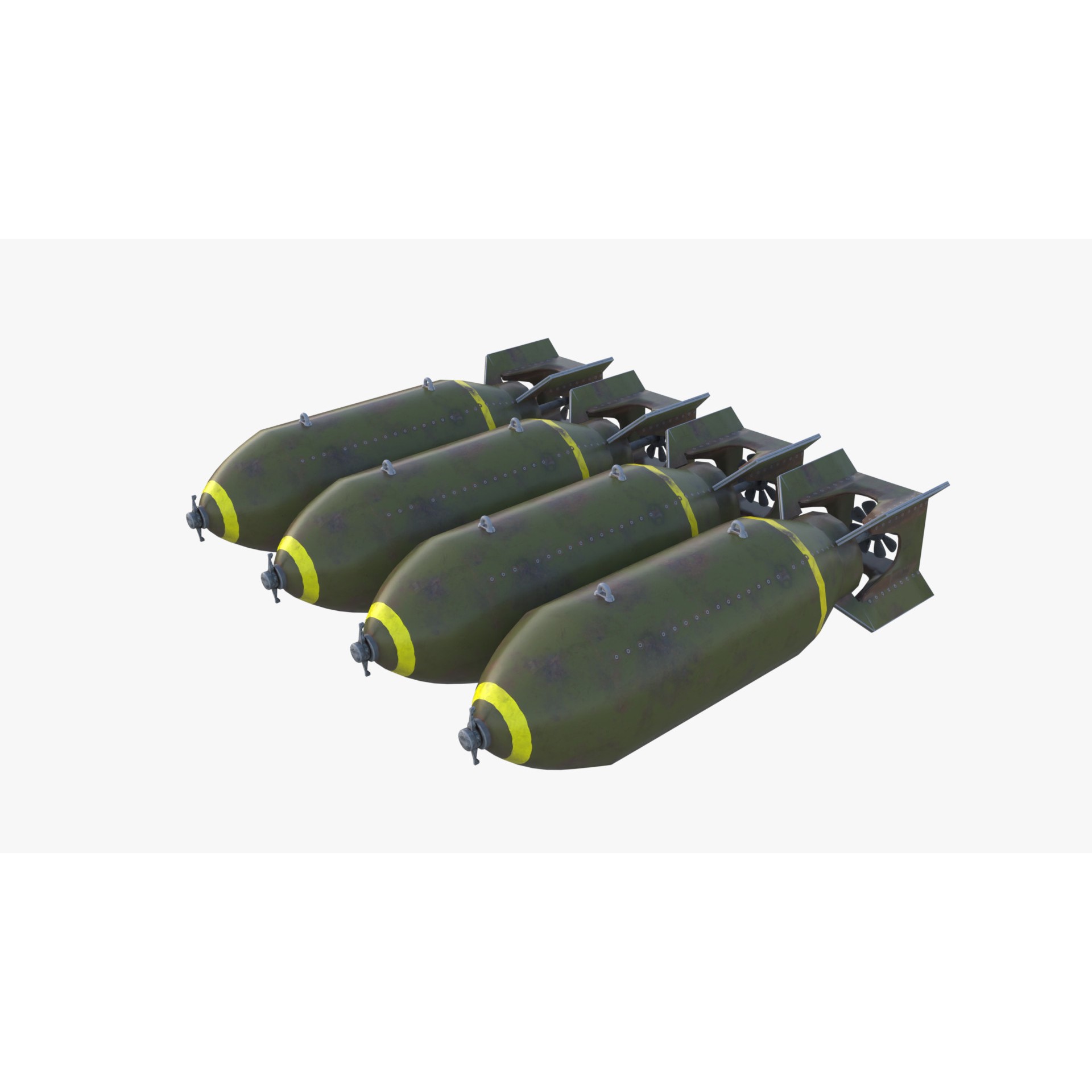 Short S.25 Sunderland - Low-Poly Game-Ready 3D Model - View 10