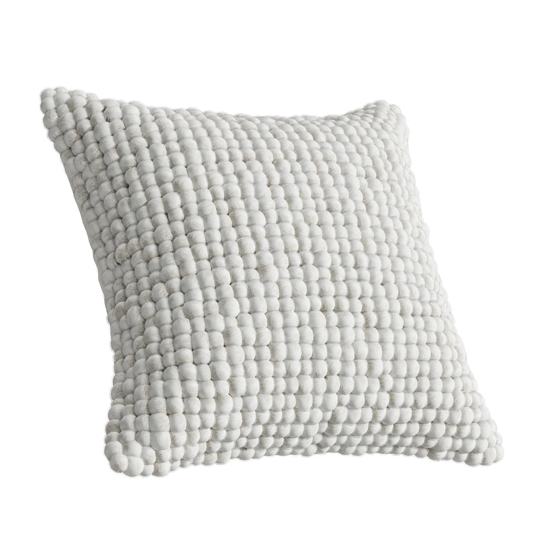 Seat Pillows 3D Model – Cozy Cushions for Window Seats, FBX - View 7