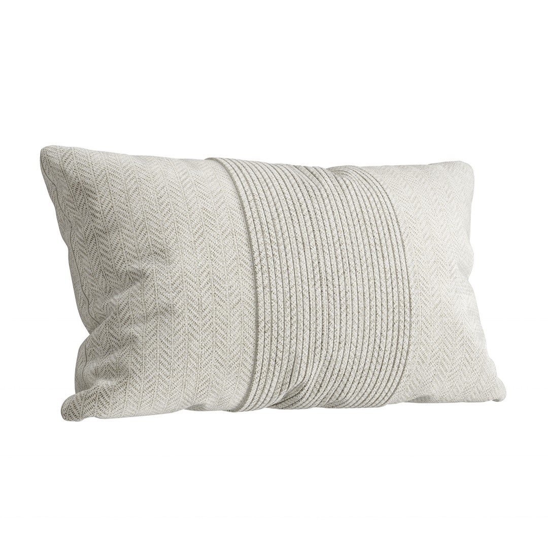 Seat Pillows 3D Model – Cozy Cushions for Window Seats, FBX - View 8