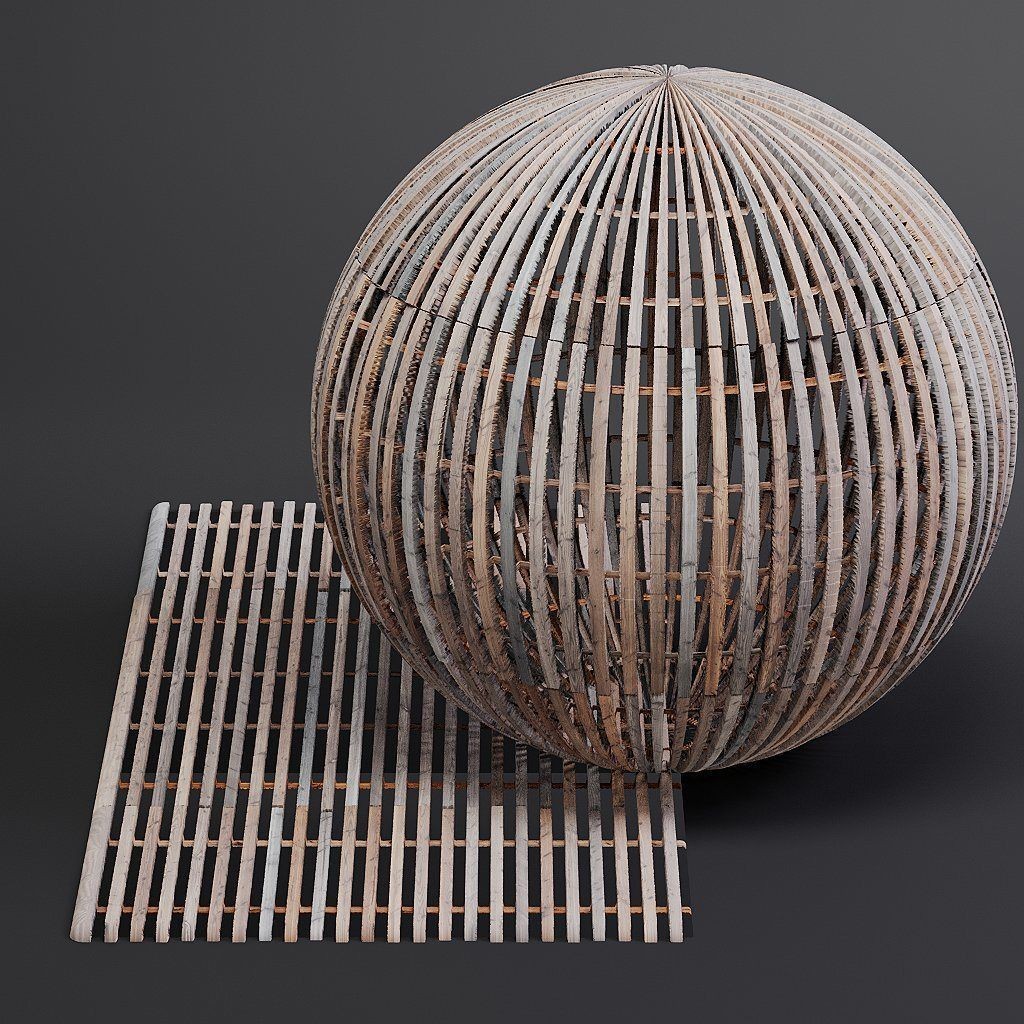 Wood Facade 3D Model – Timber Cladding PBR Textures, 8K Seamless - View 23