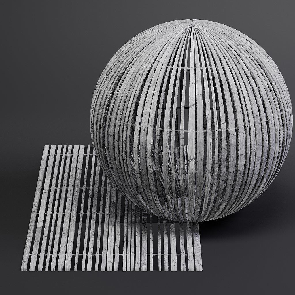 Wood Facade 3D Model – Timber Cladding PBR Textures, 8K Seamless - View 41