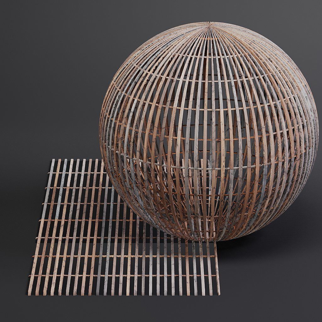 Wood Facade 3D Model – Timber Cladding PBR Textures, 8K Seamless - View 45