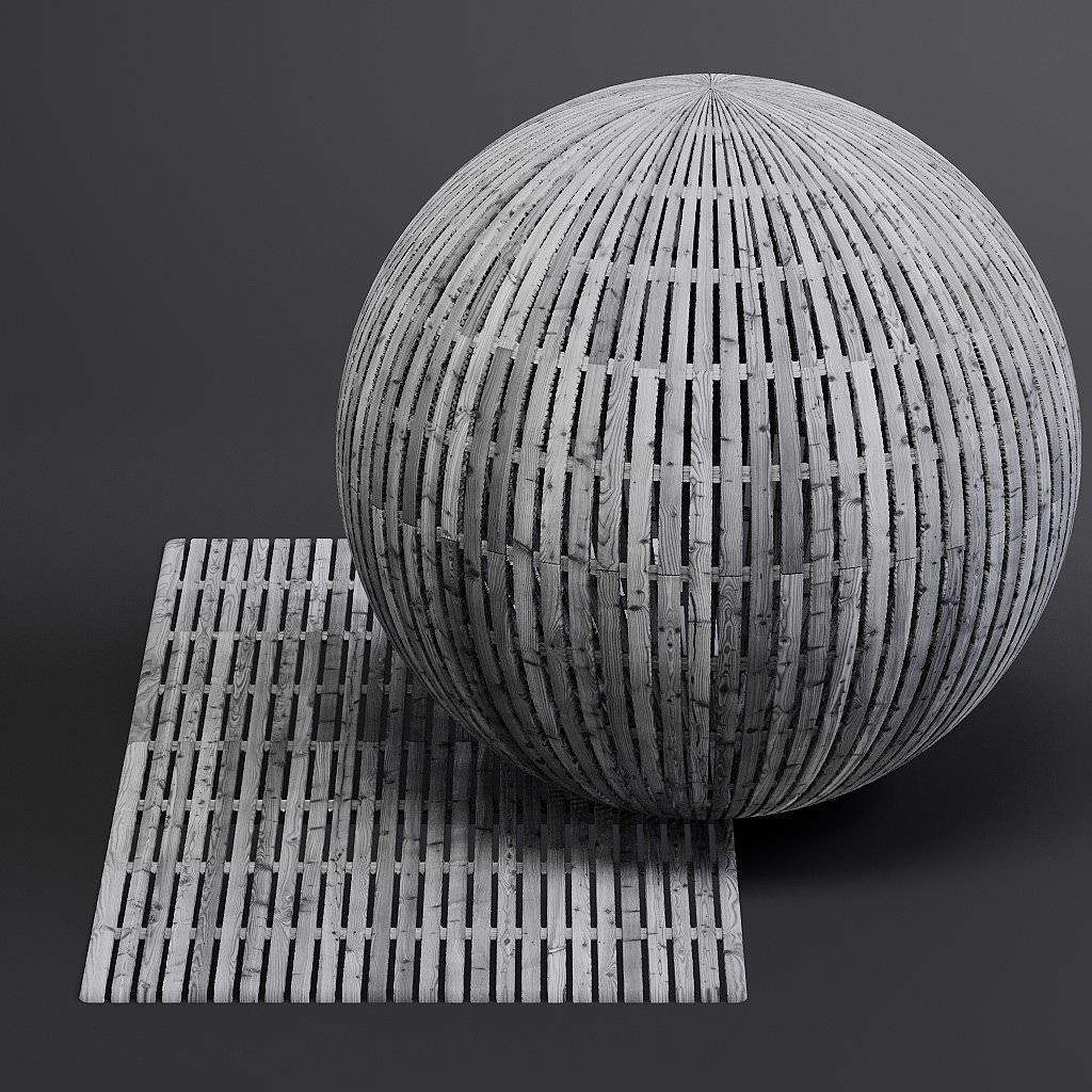 Wood Facade 3D Model – Timber Cladding PBR Textures, 8K Seamless - View 53