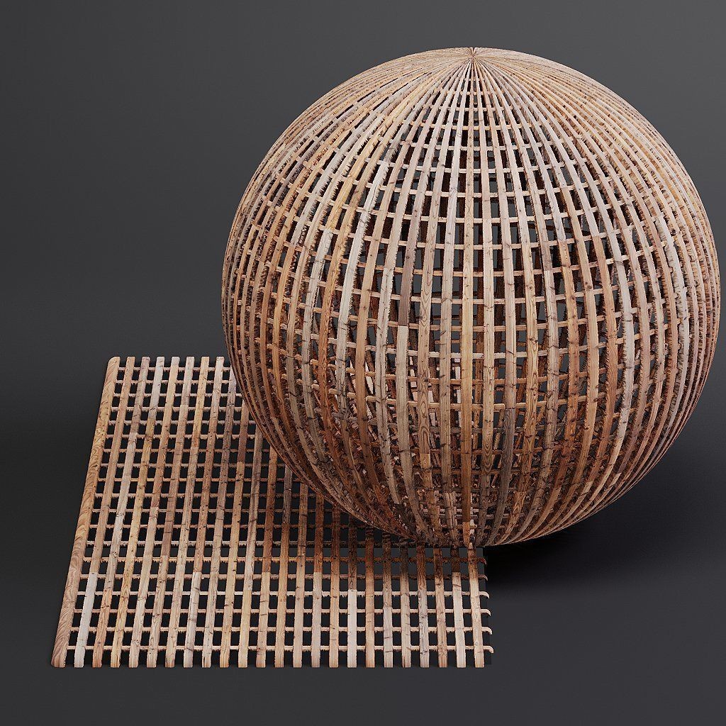 Wood Facade 3D Model – Timber Cladding PBR Textures, 8K Seamless - View 55