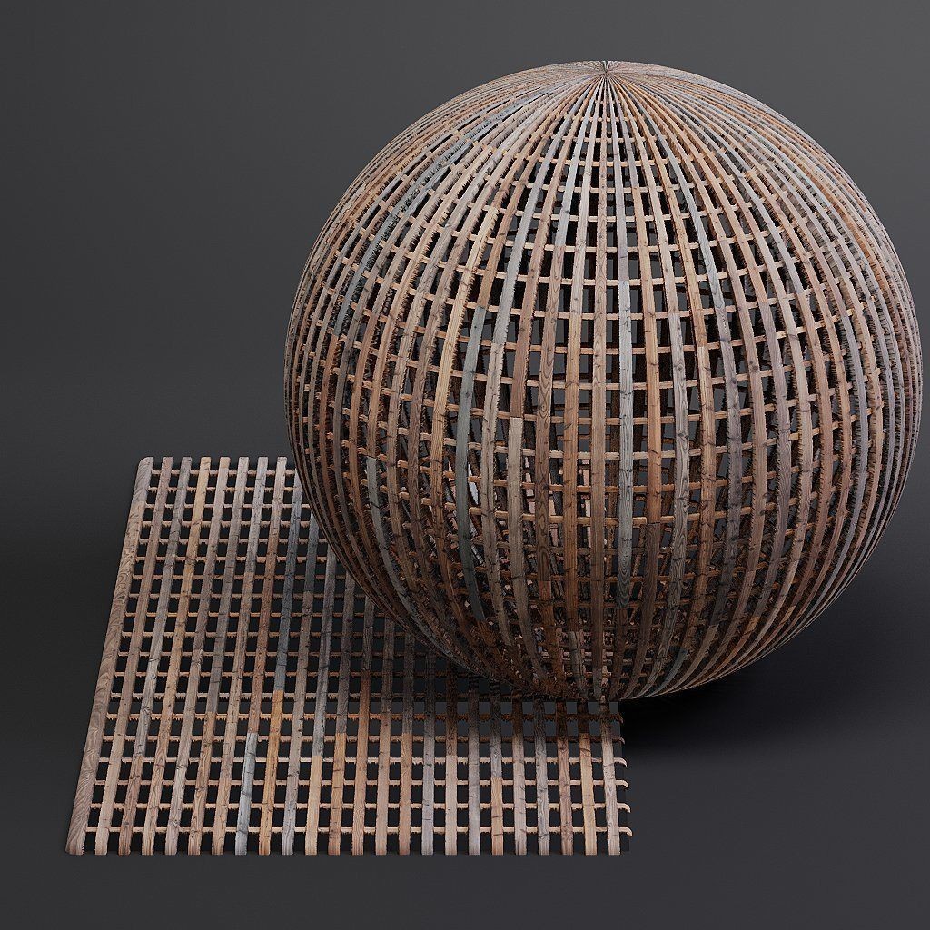 Wood Facade 3D Model – Timber Cladding PBR Textures, 8K Seamless - View 57