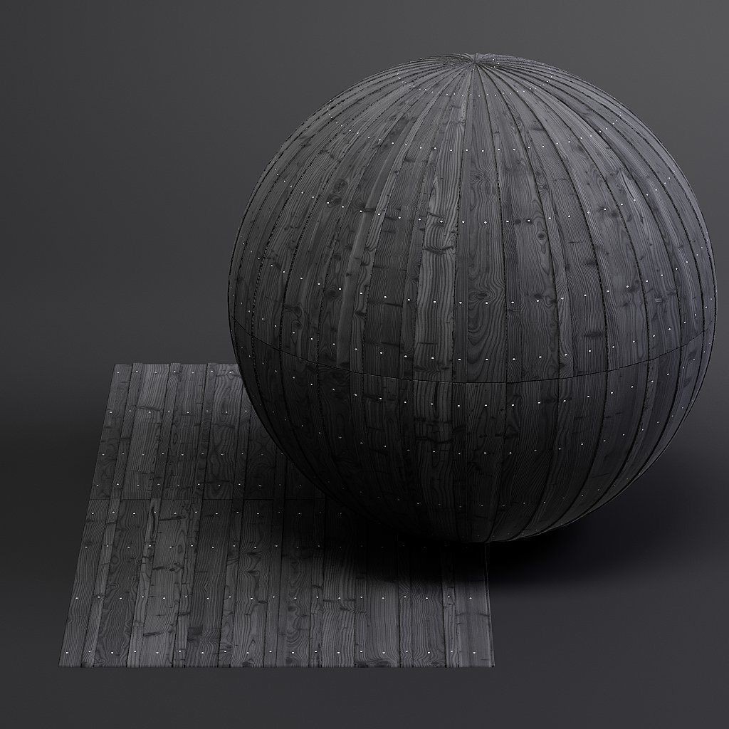 Wood Facade 3D Model – Timber Cladding PBR Textures, 8K Seamless - View 67