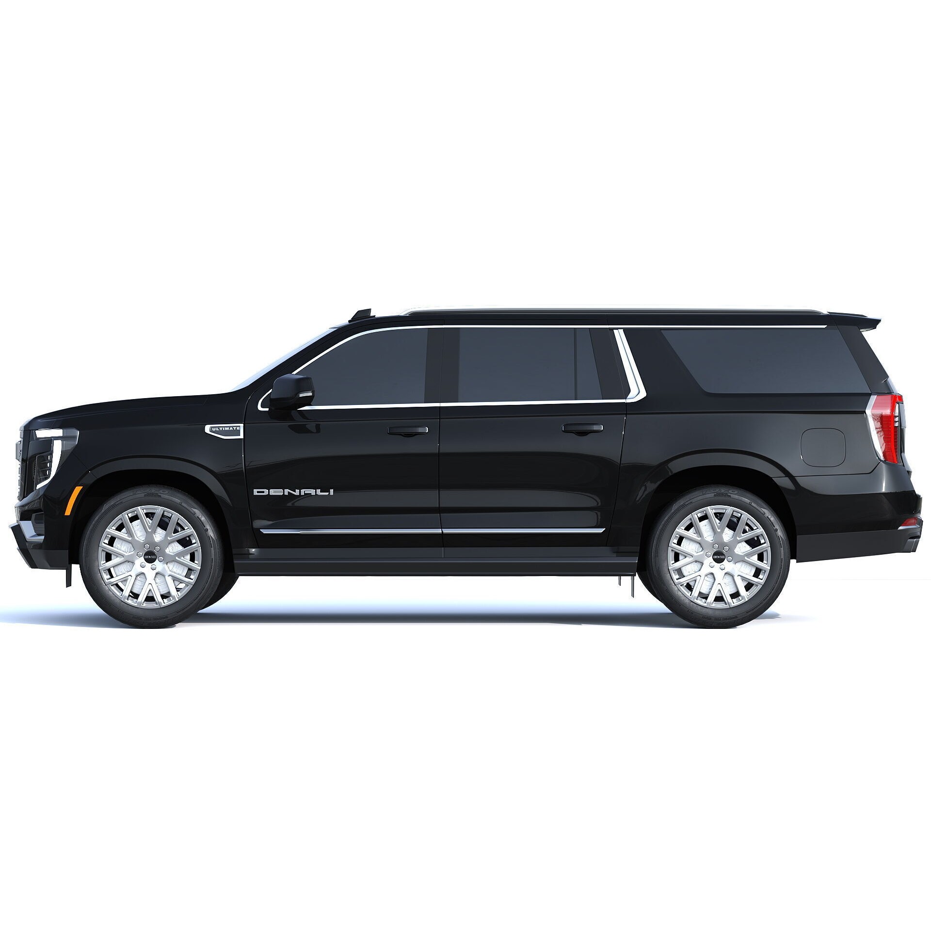 GMC Yukon XL Denali 2025 - Game-Ready 3D Model - View 4