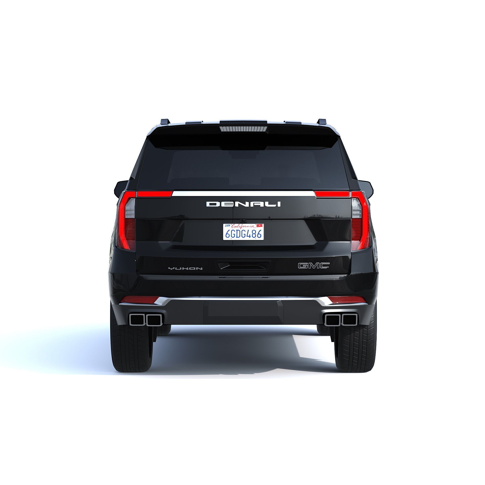 GMC Yukon XL Denali 2025 - Game-Ready 3D Model - View 6