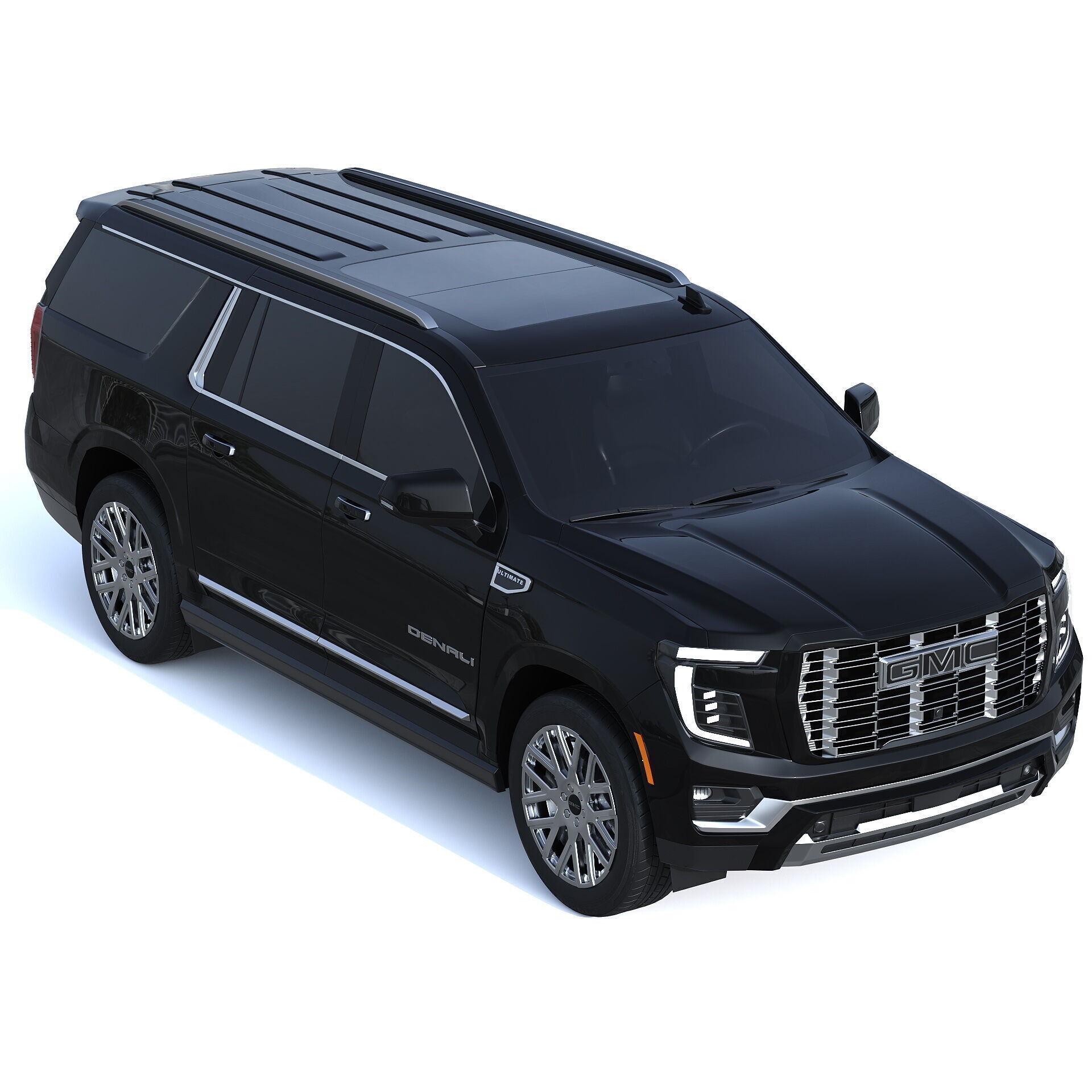 GMC Yukon XL Denali 2025 - Game-Ready 3D Model - View 7