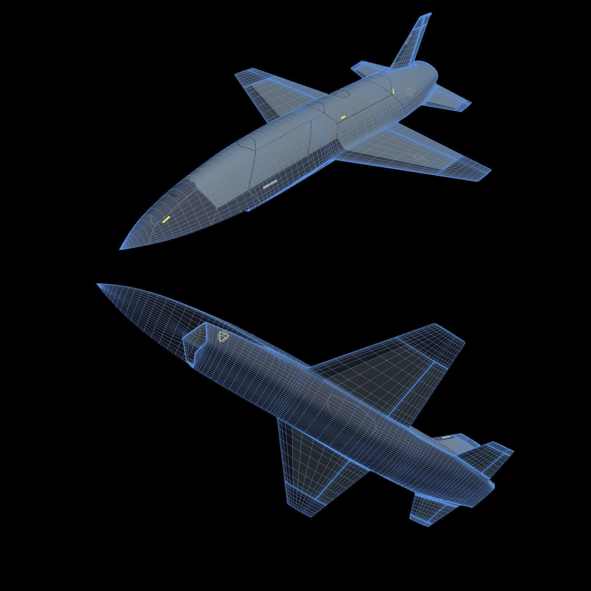 Fury UCAV - Game-Ready 3D Model
