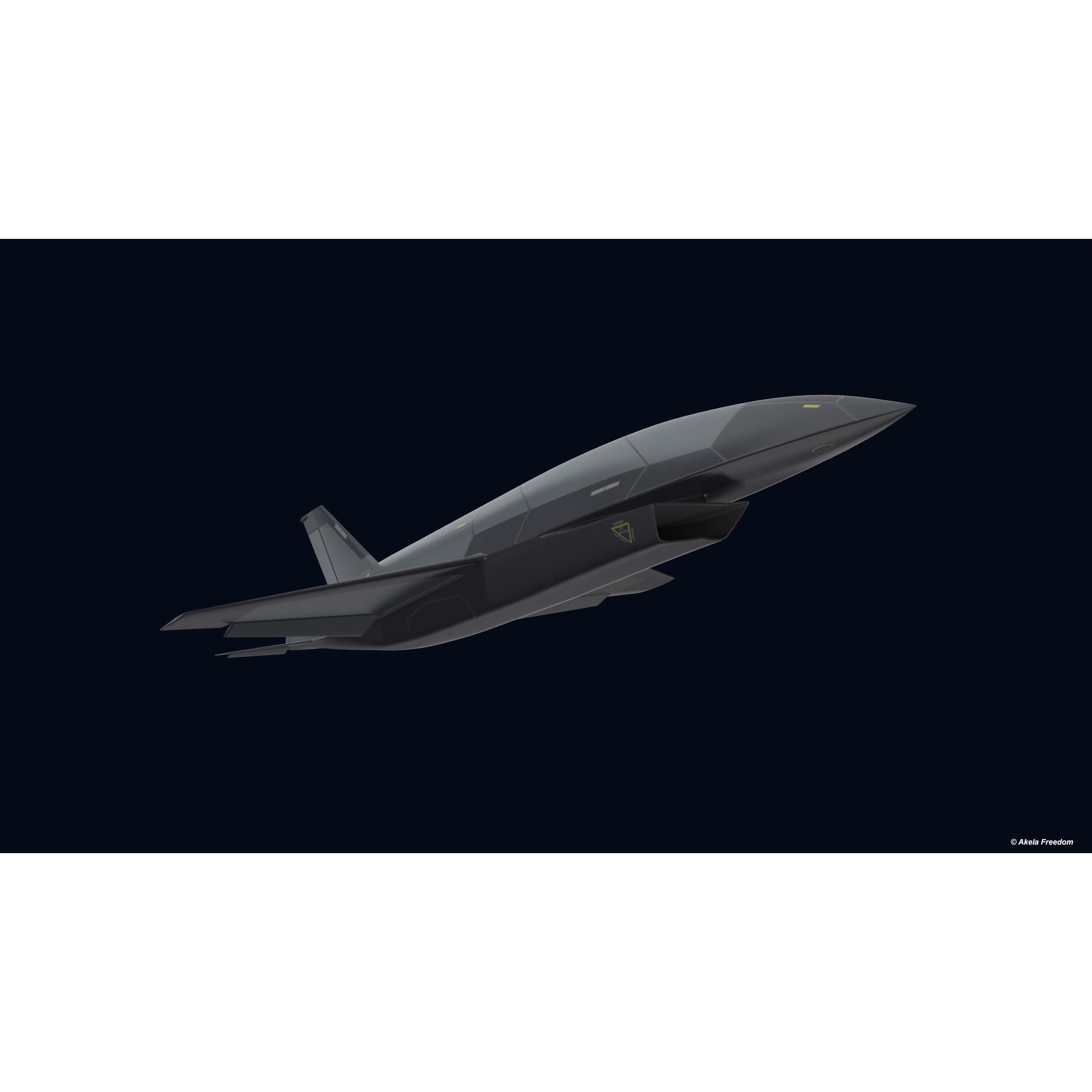Fury UCAV - Game-Ready 3D Model - View 10