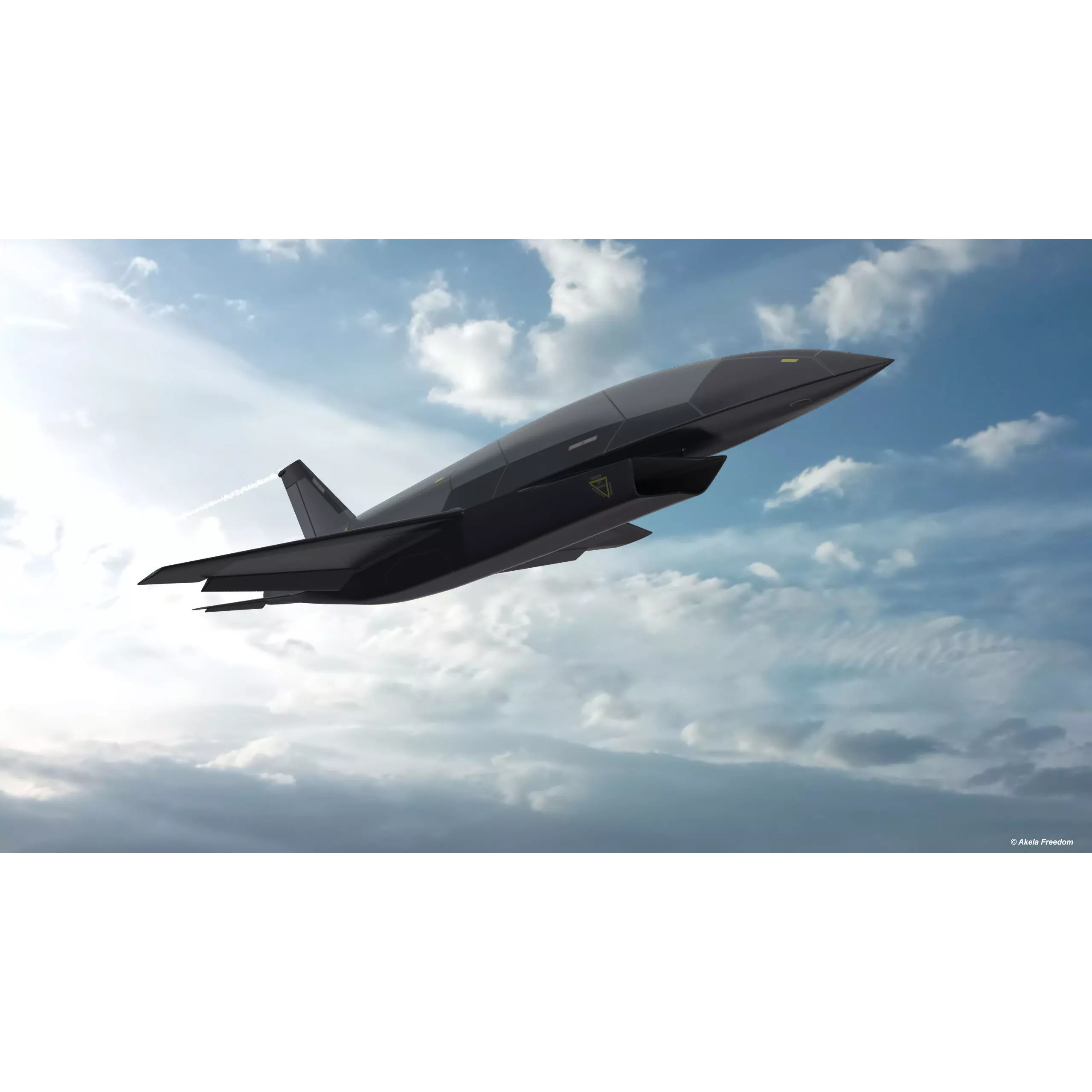Fury UCAV - Game-Ready 3D Model - View 2