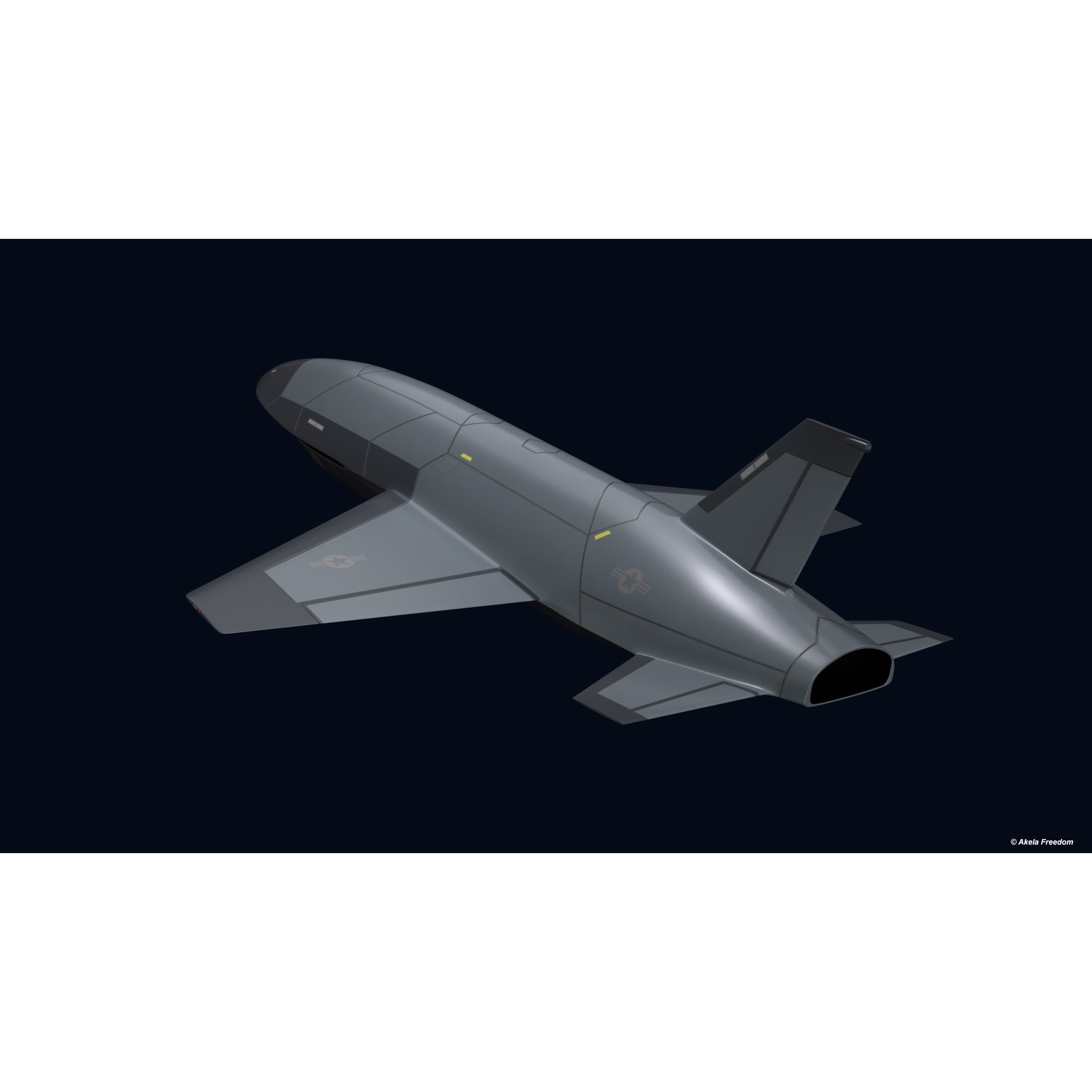 Fury UCAV - Game-Ready 3D Model - View 5