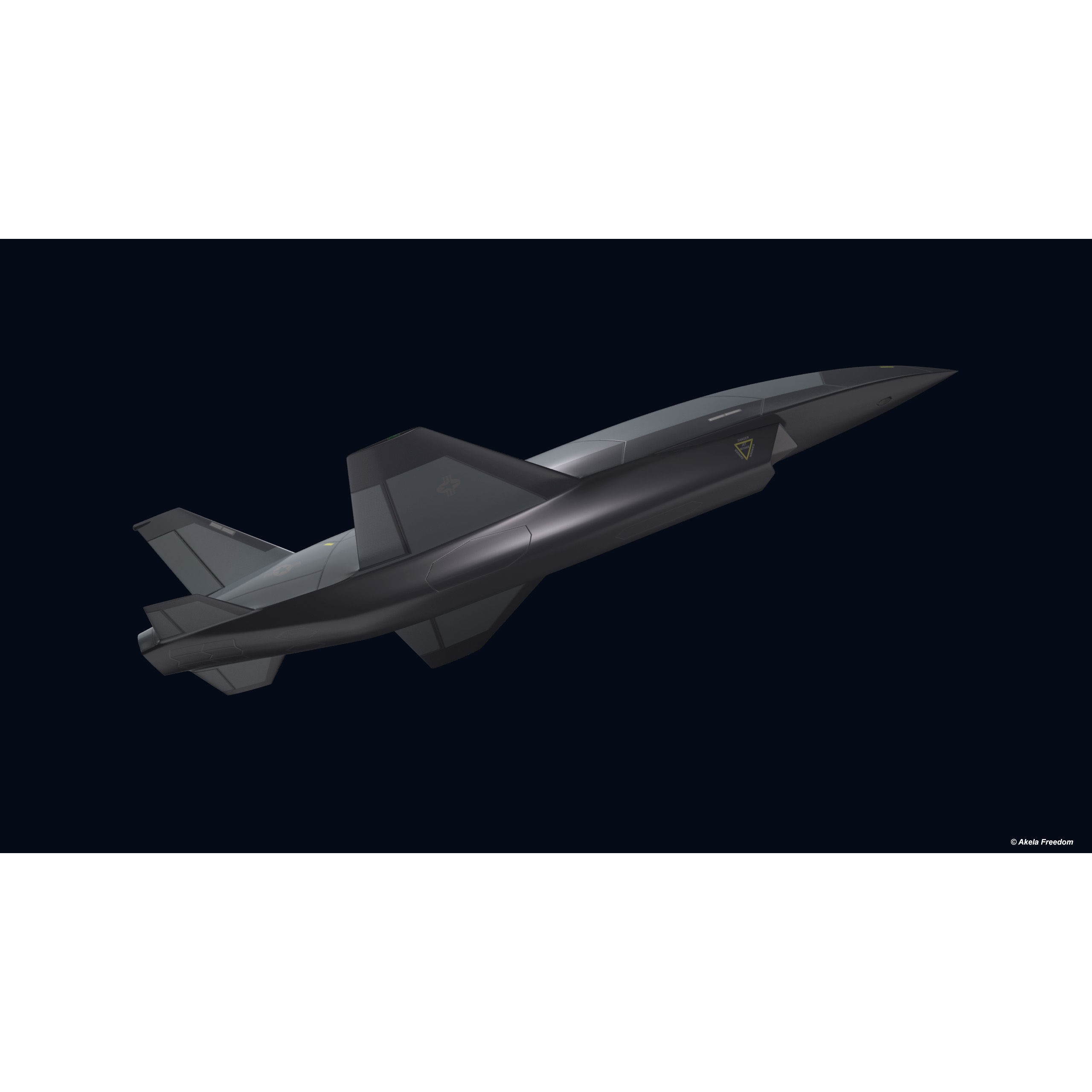 Fury UCAV - Game-Ready 3D Model - View 6