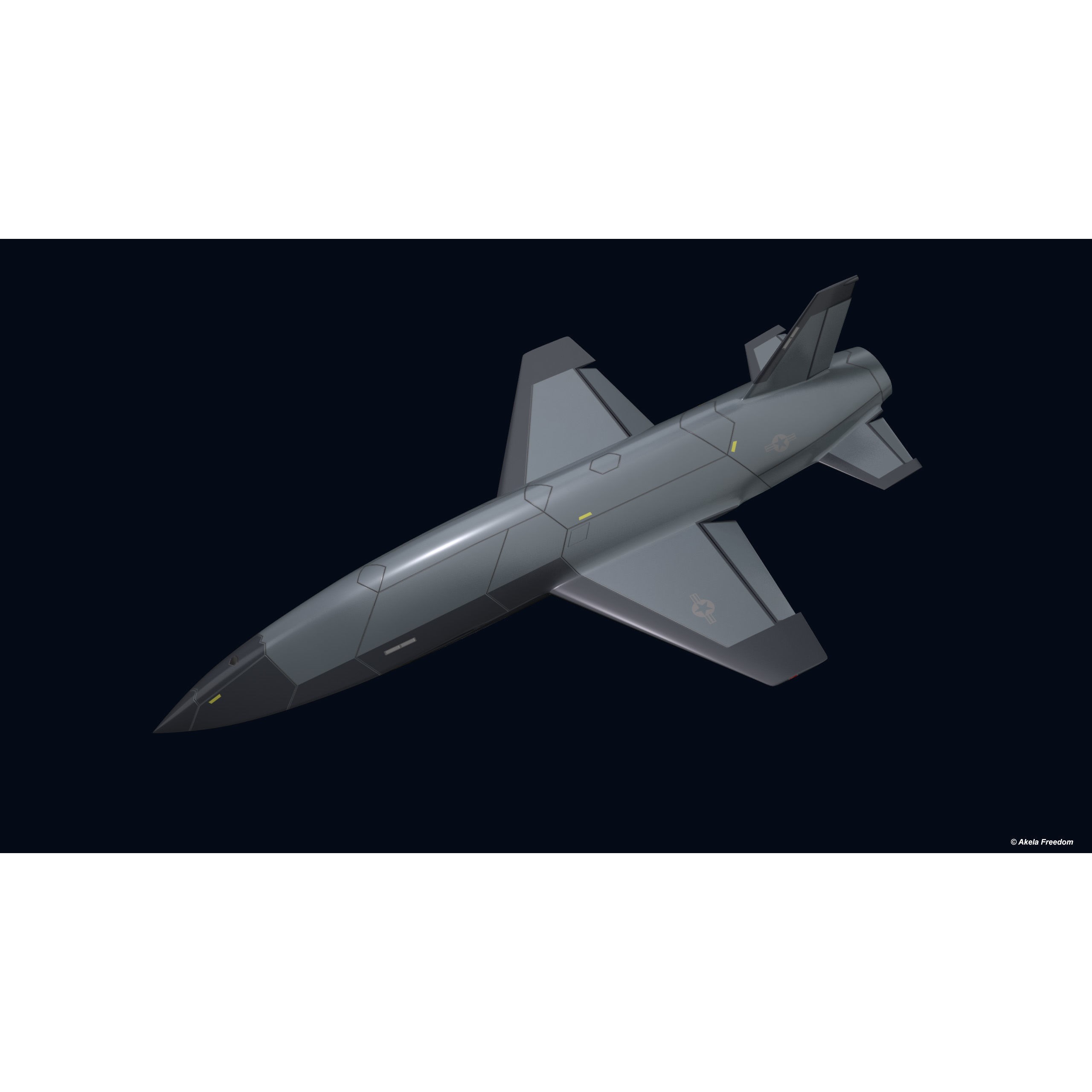 Fury UCAV - Game-Ready 3D Model - View 8