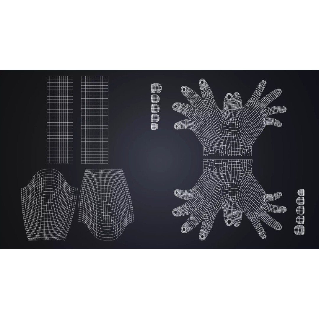 Realistic Santa Arms 3D Model – Cinematic Rigged Character for Blender