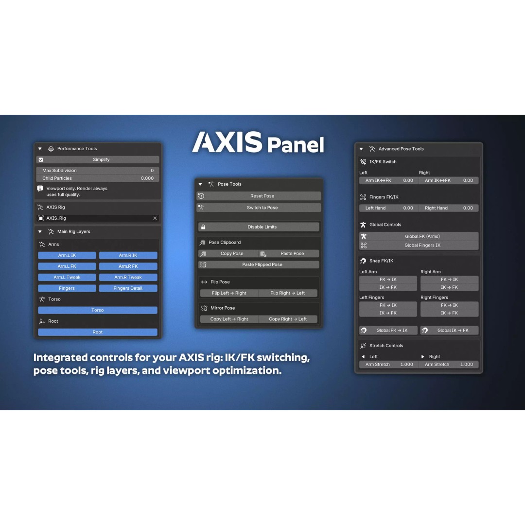 Realistic Santa Arms 3D Model – Cinematic Rigged Character for Blender - View 9