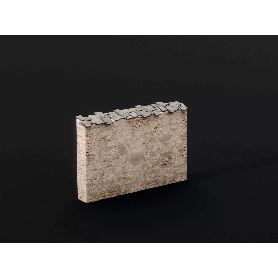 Medieval City Houses 3D Model – PBR Textured Architectural Asset, FBX