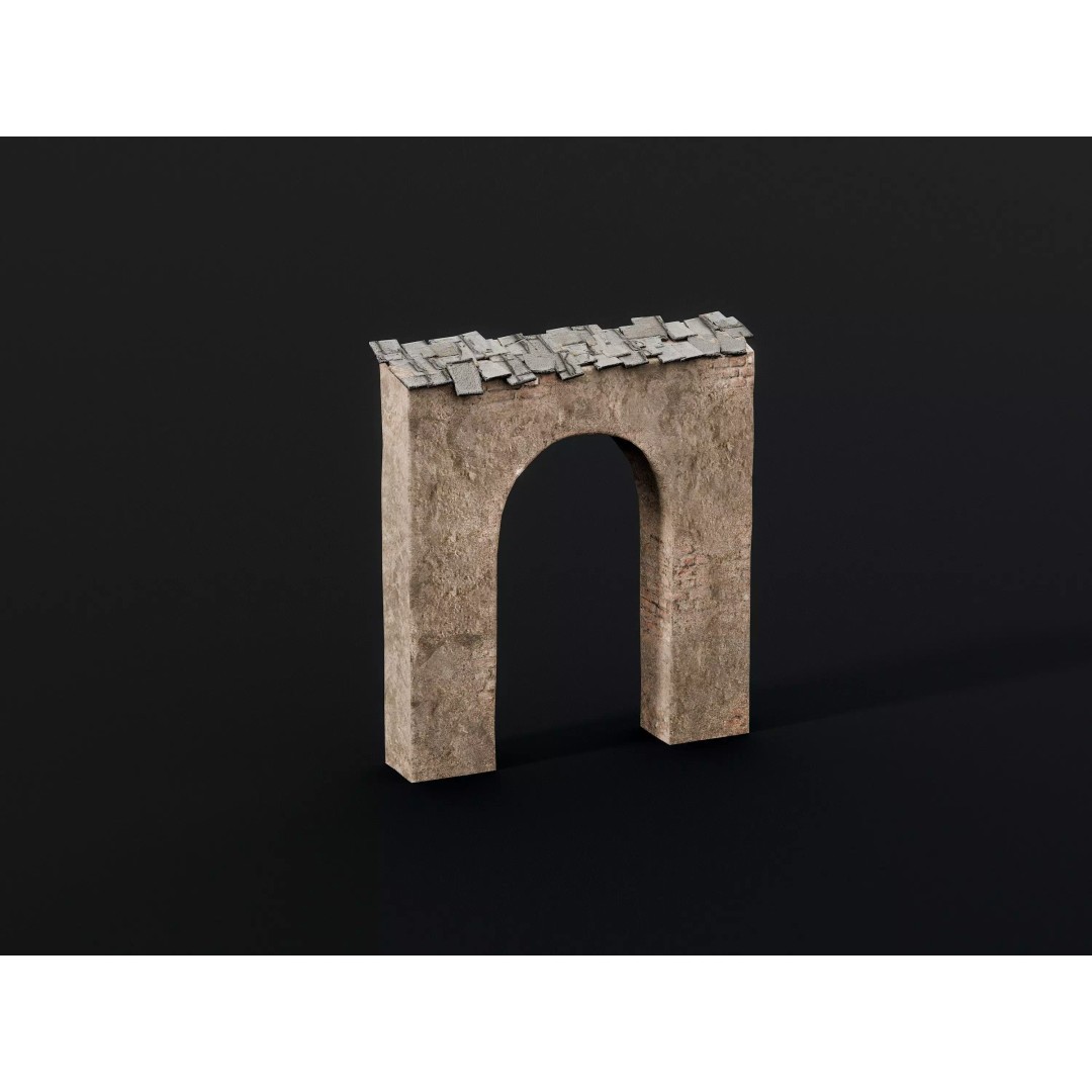 Medieval City Houses 3D Model – PBR Textured Architectural Asset, FBX - View 15