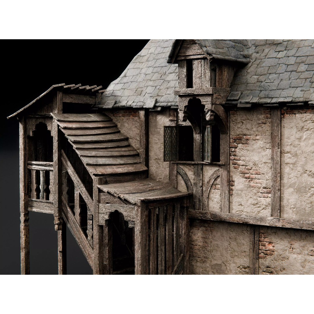 Medieval City Houses 3D Model – PBR Textured Architectural Asset, FBX - View 4