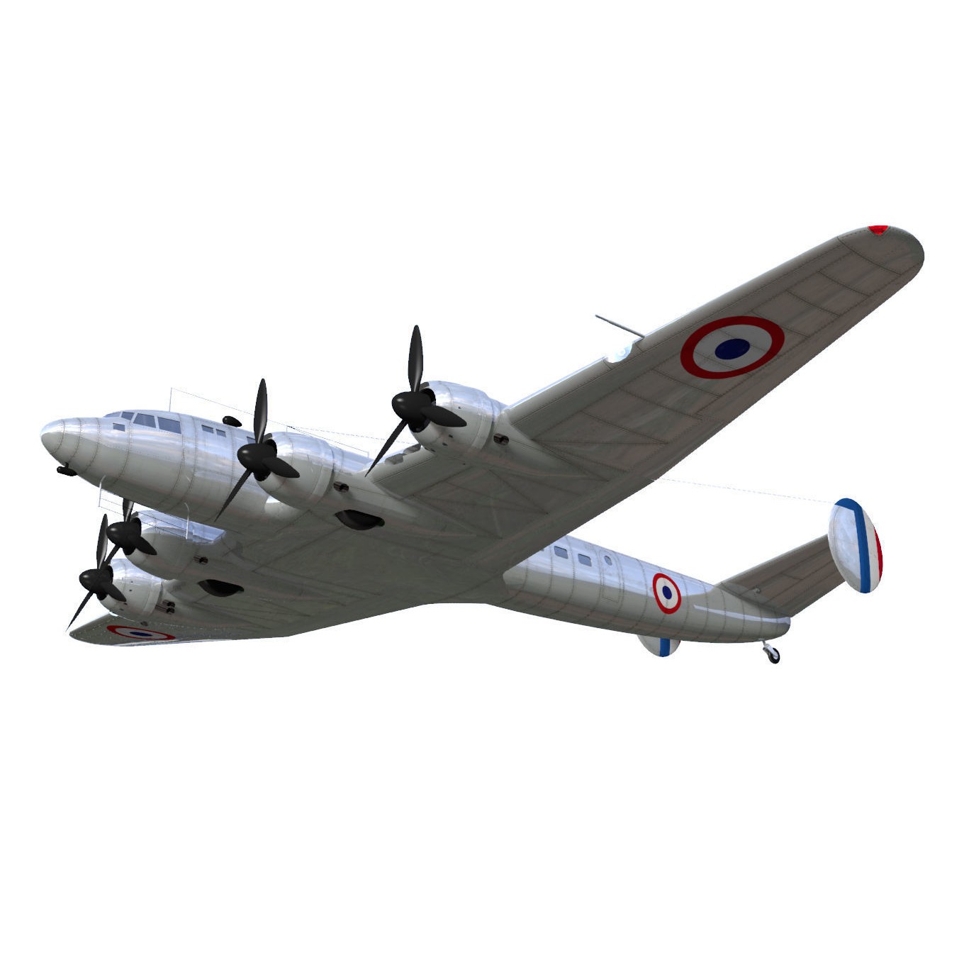 Sud-Est SE161 Languedoc - Historic 3D Model - View 5