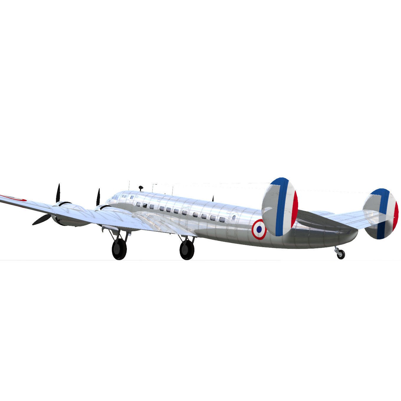 Sud-Est SE161 Languedoc - Historic 3D Model - View 8