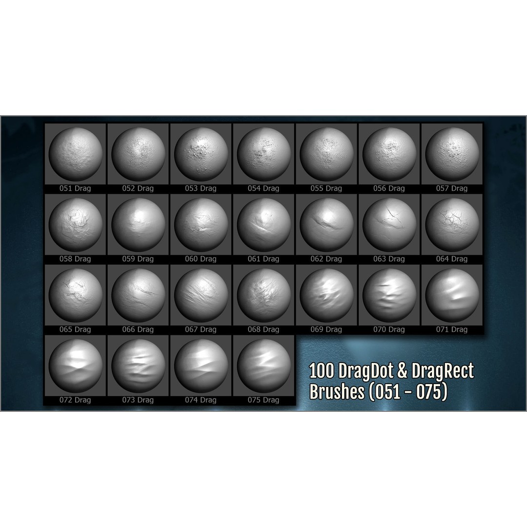 Floor Maker 3D Model – ZBrush Brushes for Pavement and Ground Textures - View 7