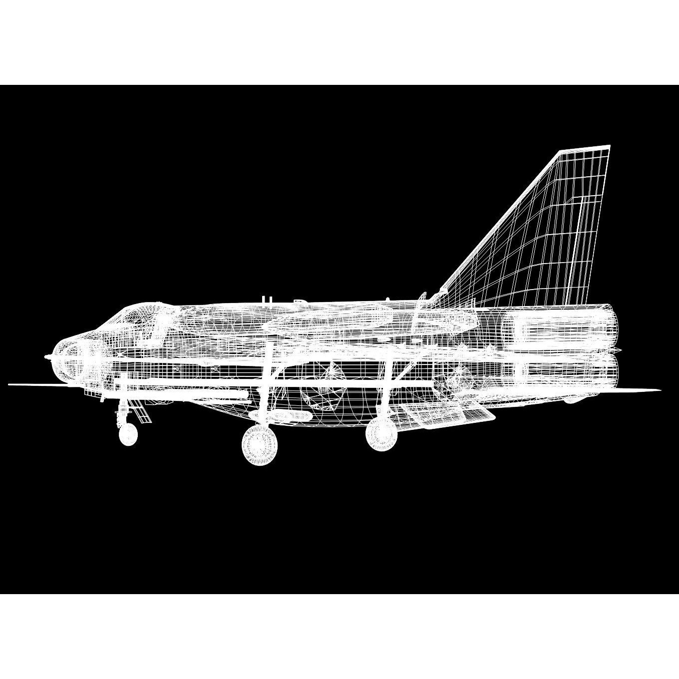 English Electric Lightning F6 - 3D Model