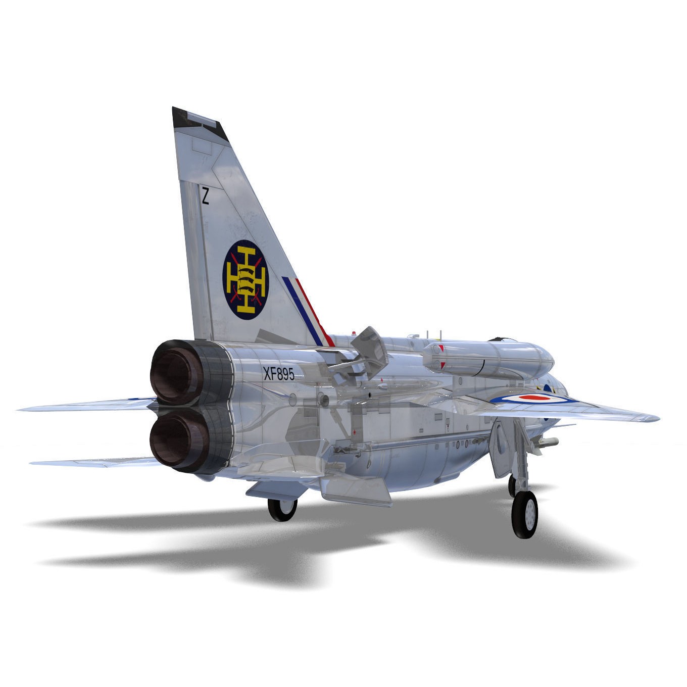 English Electric Lightning F6 - 3D Model - View 10