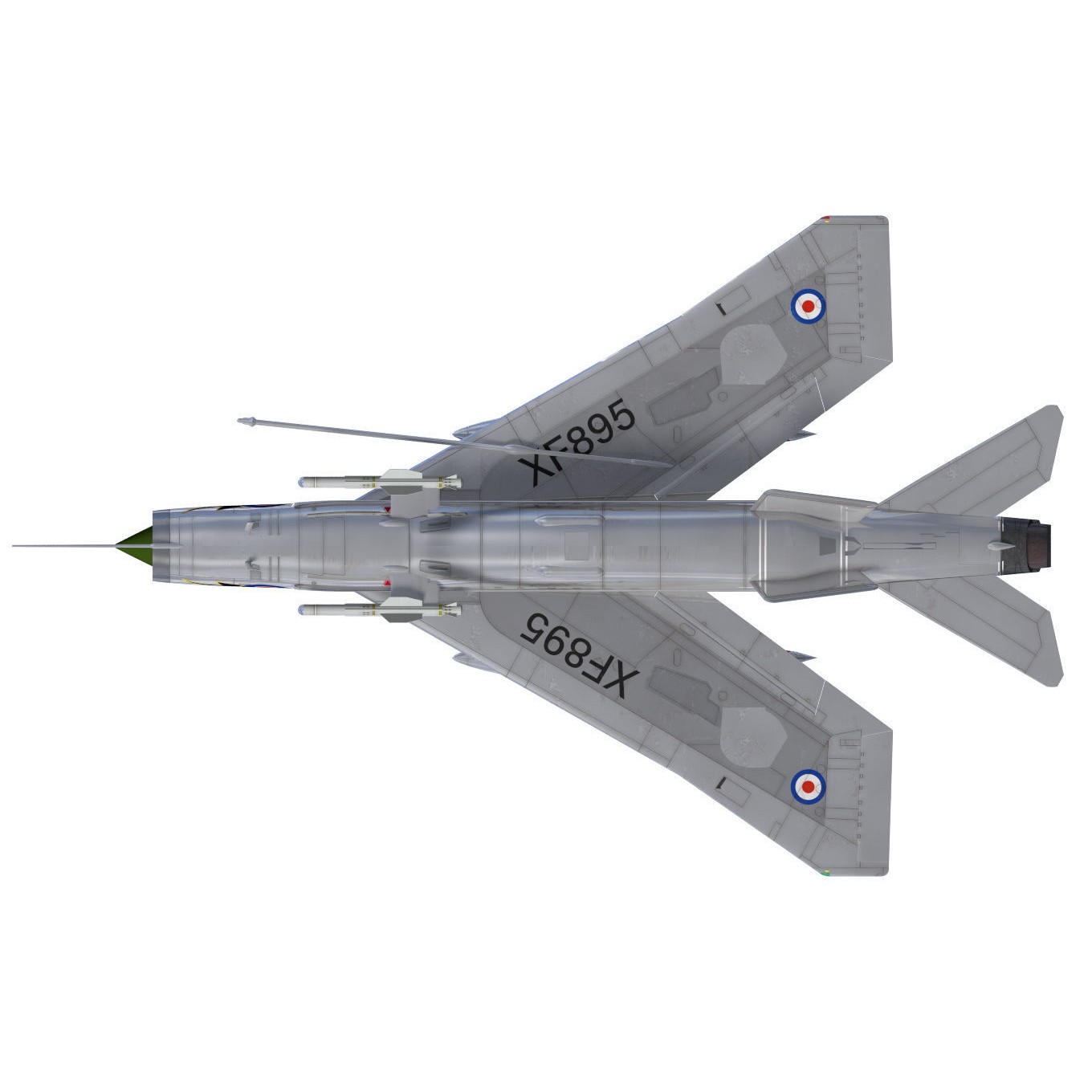 English Electric Lightning F6 - 3D Model - View 16