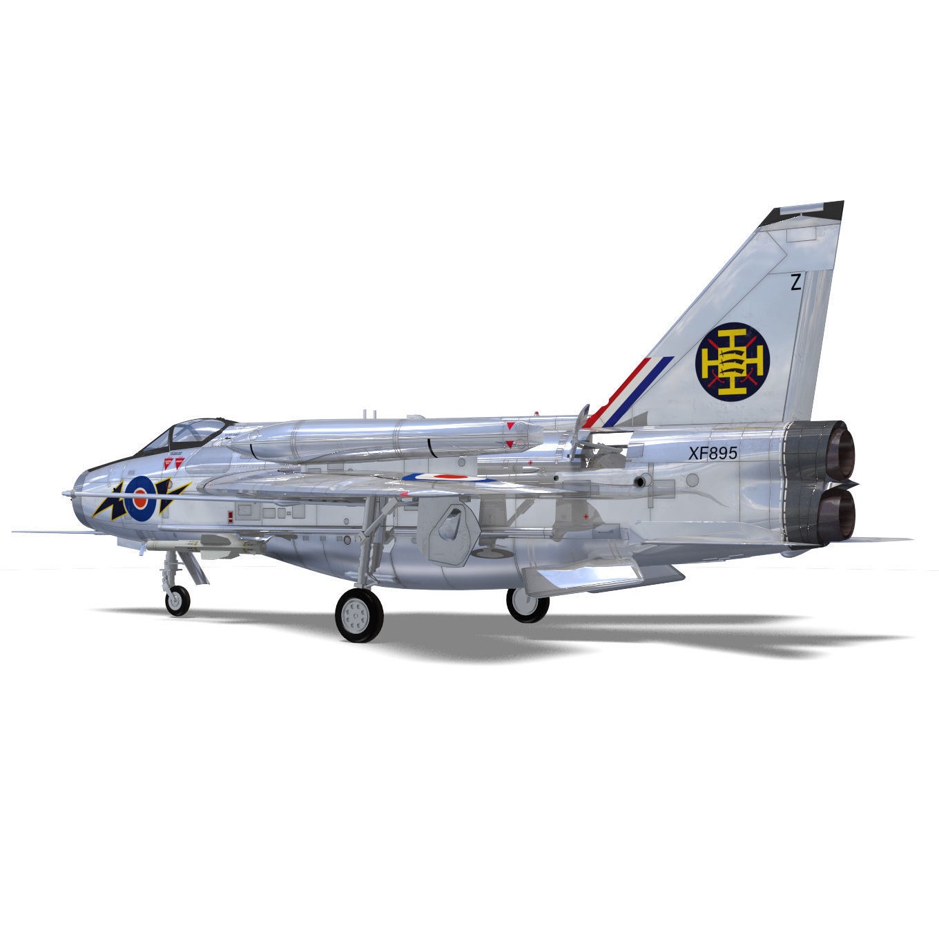 English Electric Lightning F6 - 3D Model - View 8