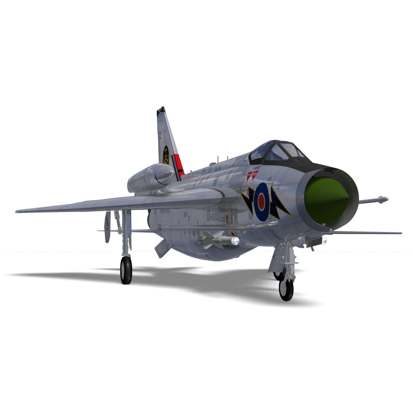 English Electric Lightning F6 - 3D Model - View 9