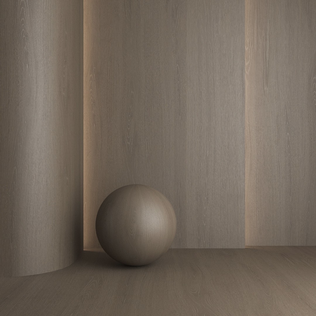 Oak Wood Material 3D Model – 7 Color Textures, PBR, FBX, OBJ - View 6