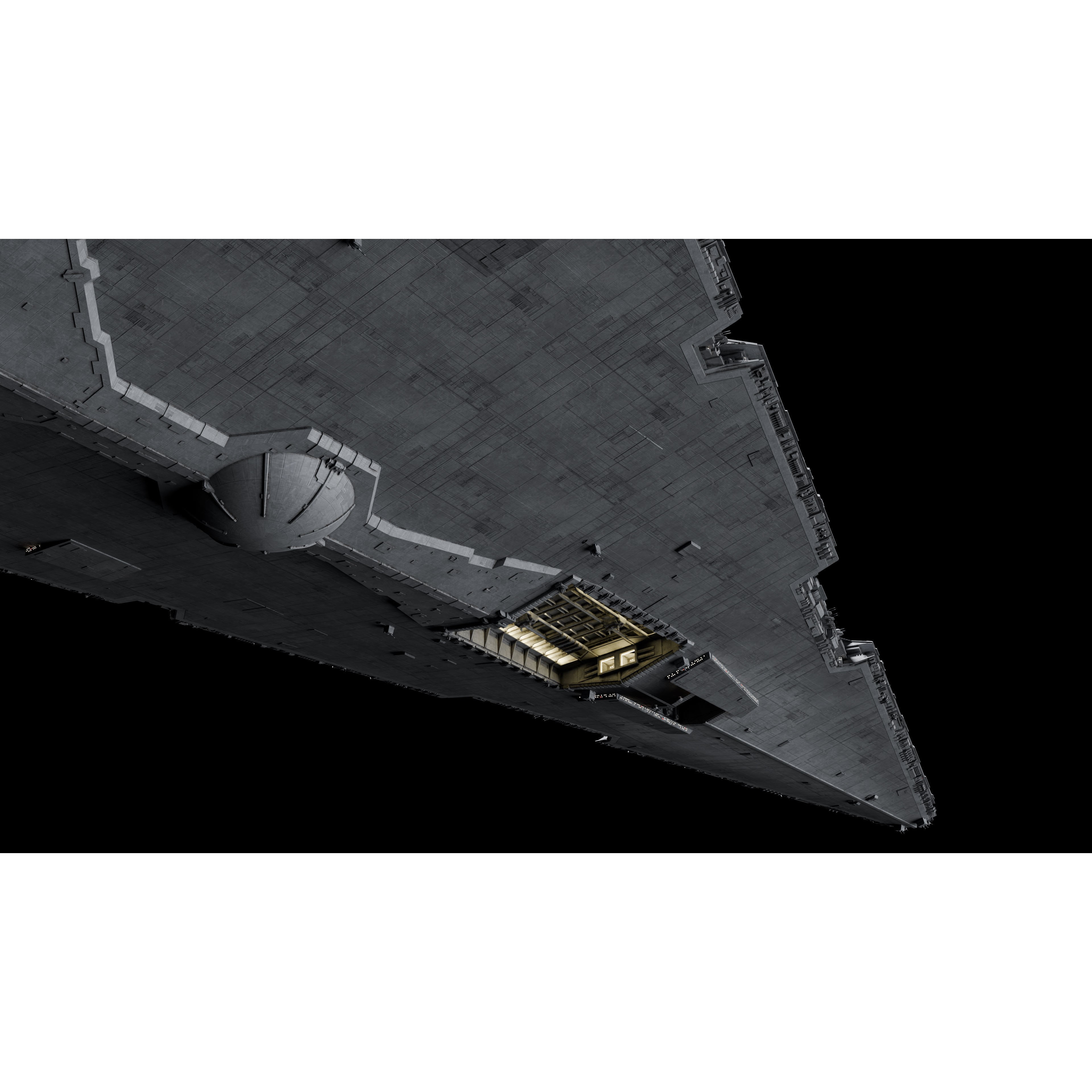 Imperial II-Class Star Destroyer - Game-Ready 3D Model - View 18