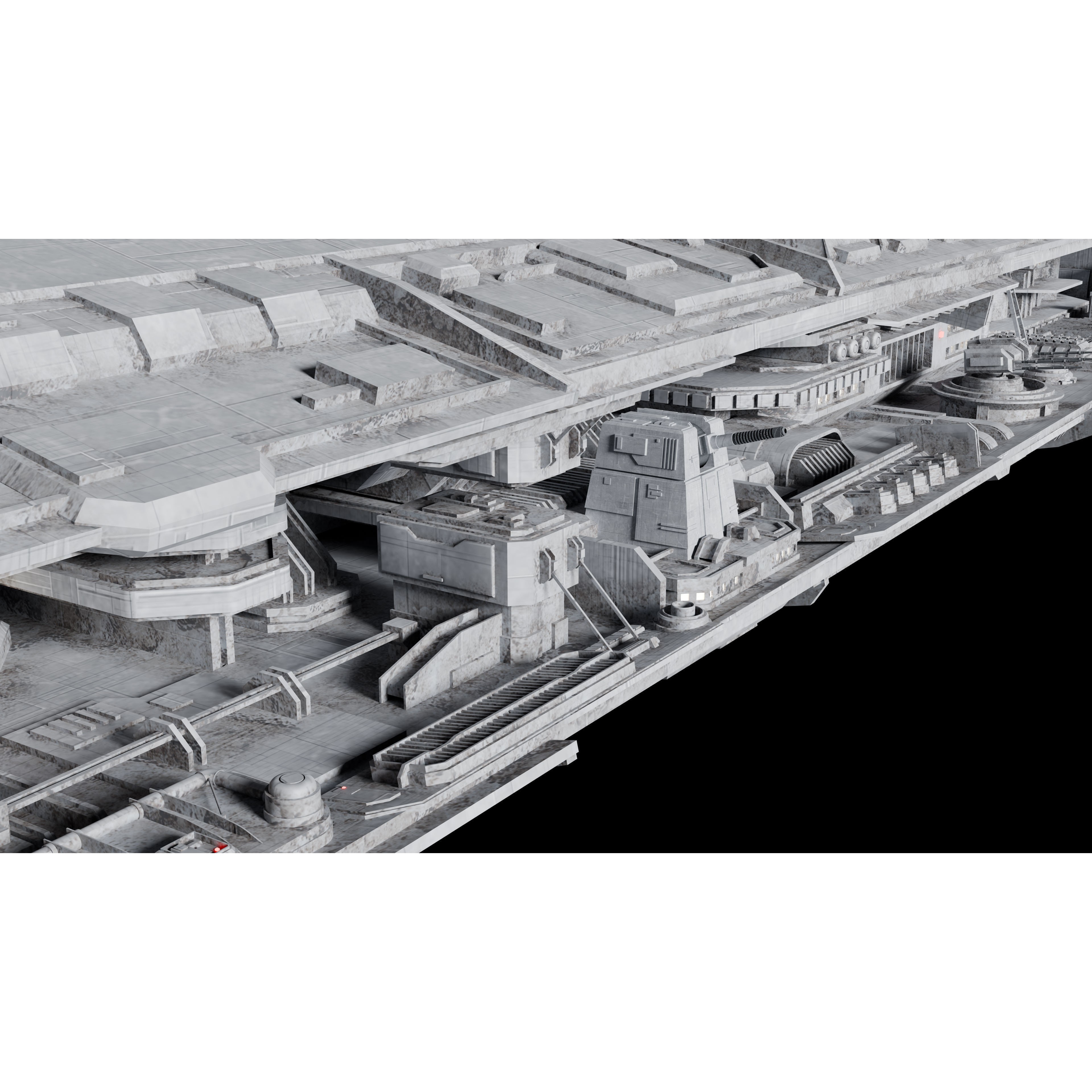 Imperial II-Class Star Destroyer - Game-Ready 3D Model - View 20