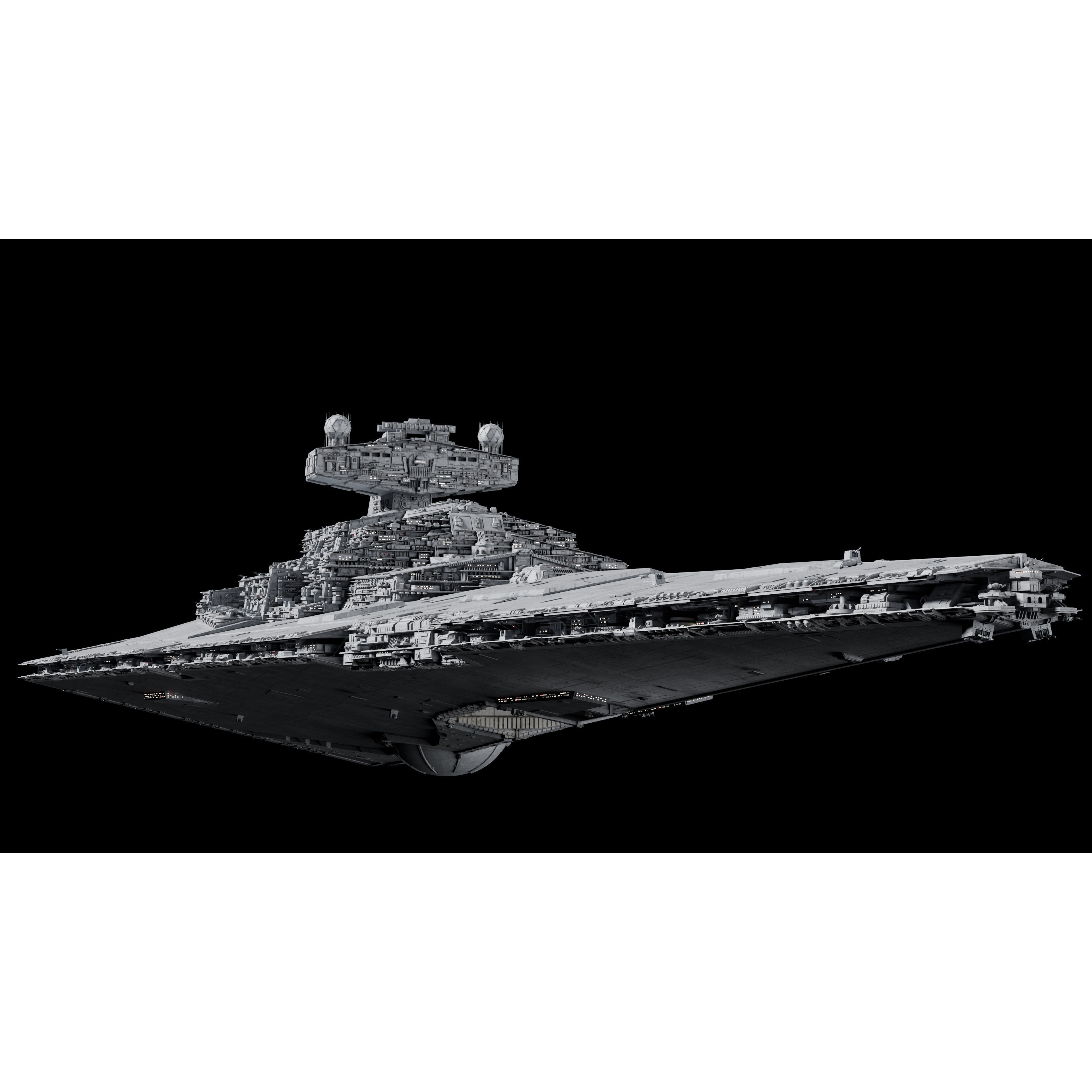 Imperial II-Class Star Destroyer - Game-Ready 3D Model - View 24