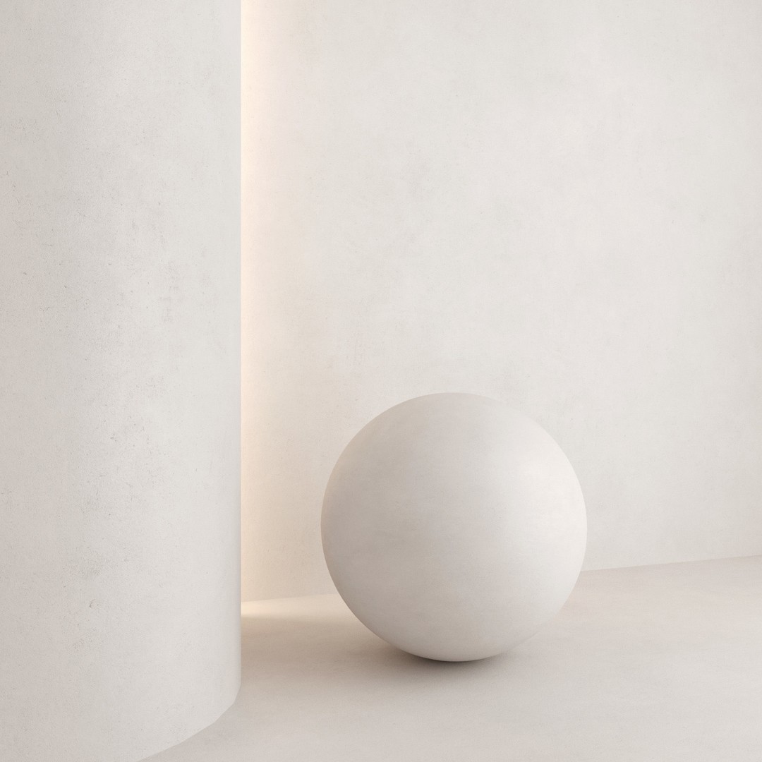 Decorative Plaster 3D Model – High Quality PBR Textures, FBX, OBJ - View 7