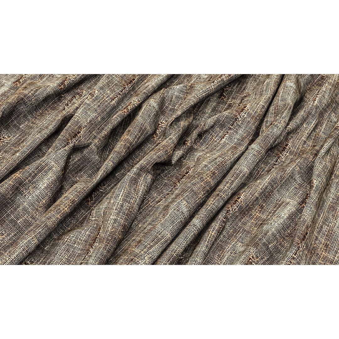 Vintage Hemp Textures 3D Model – 4K Seamless PBR Textures, PNG - View 10