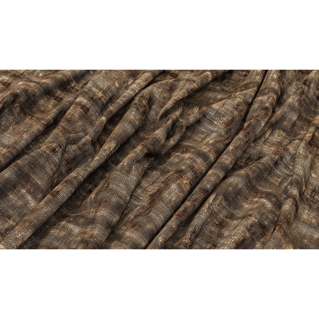 Vintage Hemp Textures 3D Model – 4K Seamless PBR Textures, PNG - View 11