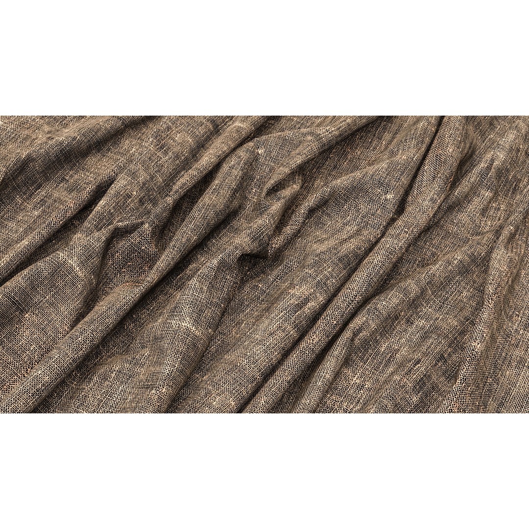 Vintage Hemp Textures 3D Model – 4K Seamless PBR Textures, PNG - View 4