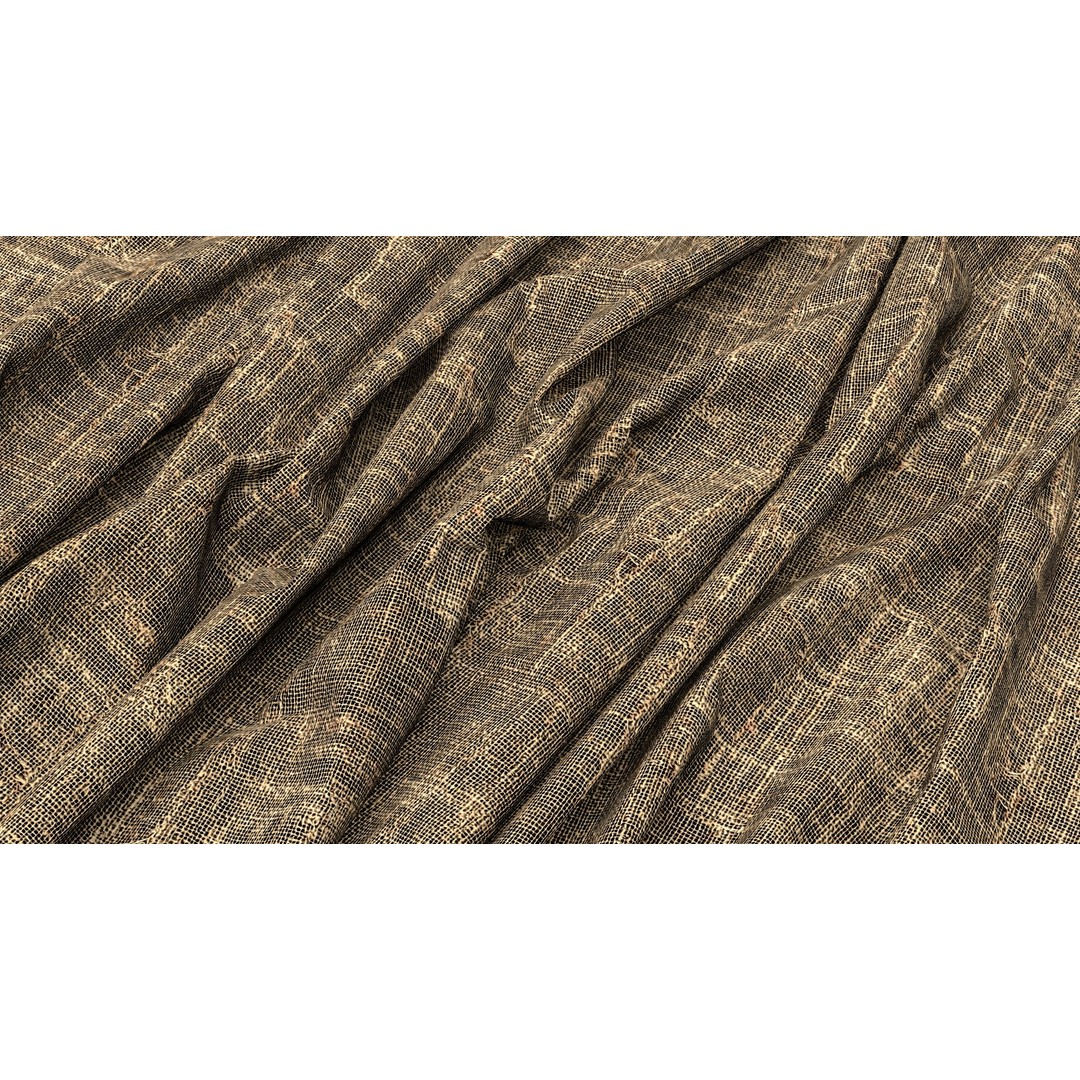 Vintage Hemp Textures 3D Model – 4K Seamless PBR Textures, PNG - View 7