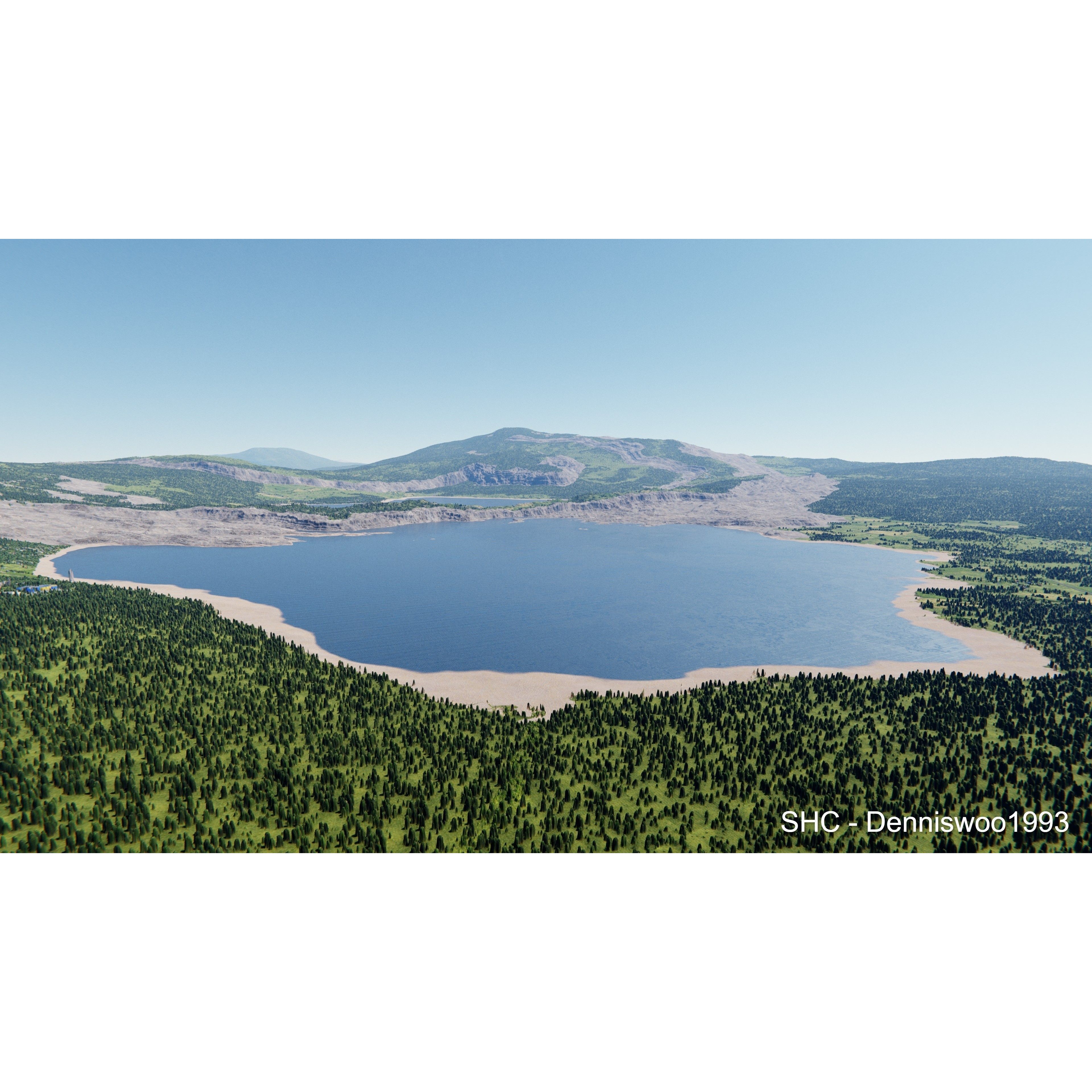 Large Scale Procedural Planet with 3D Cities - 3D Model - View 13