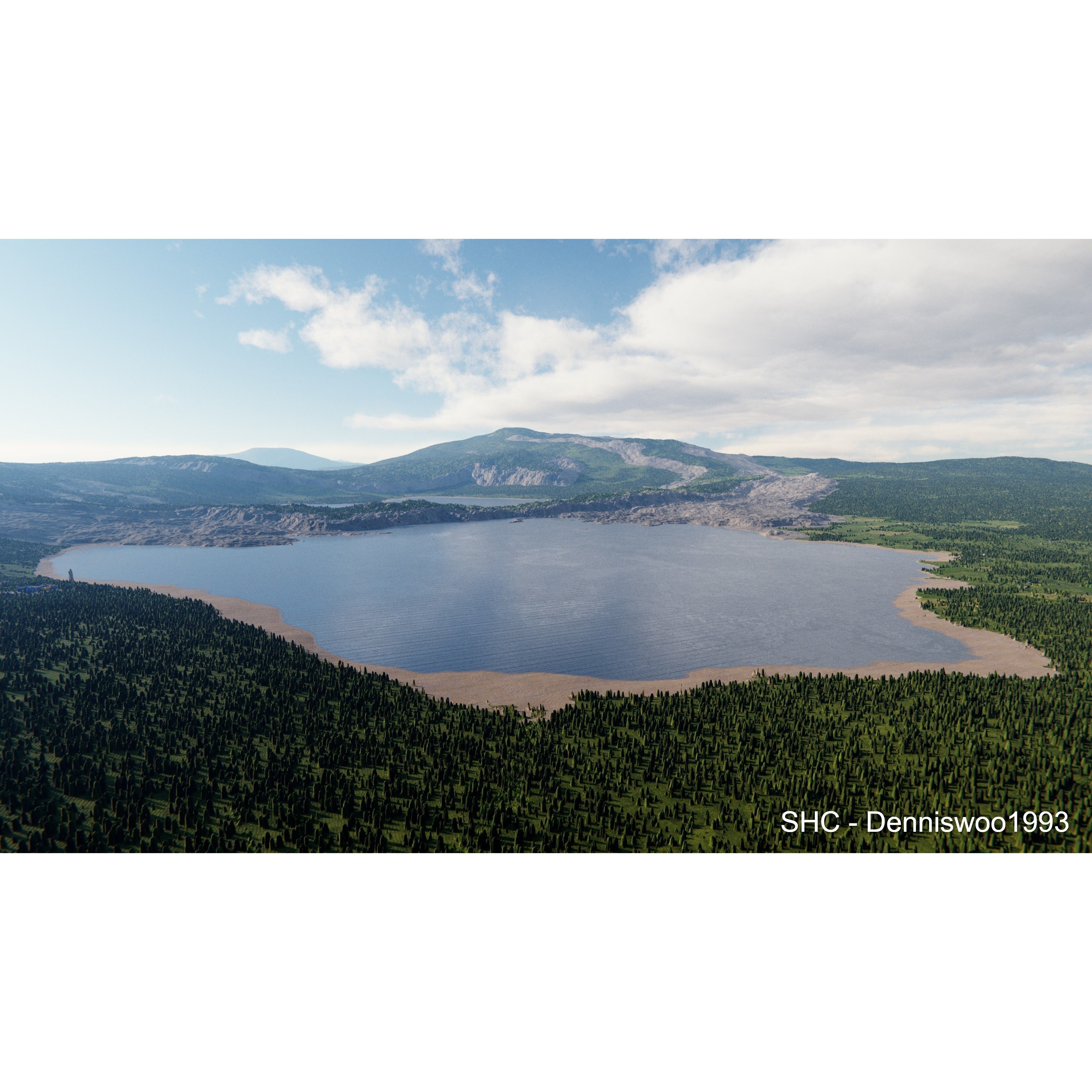 Large Scale Procedural Planet with 3D Cities - 3D Model - View 14