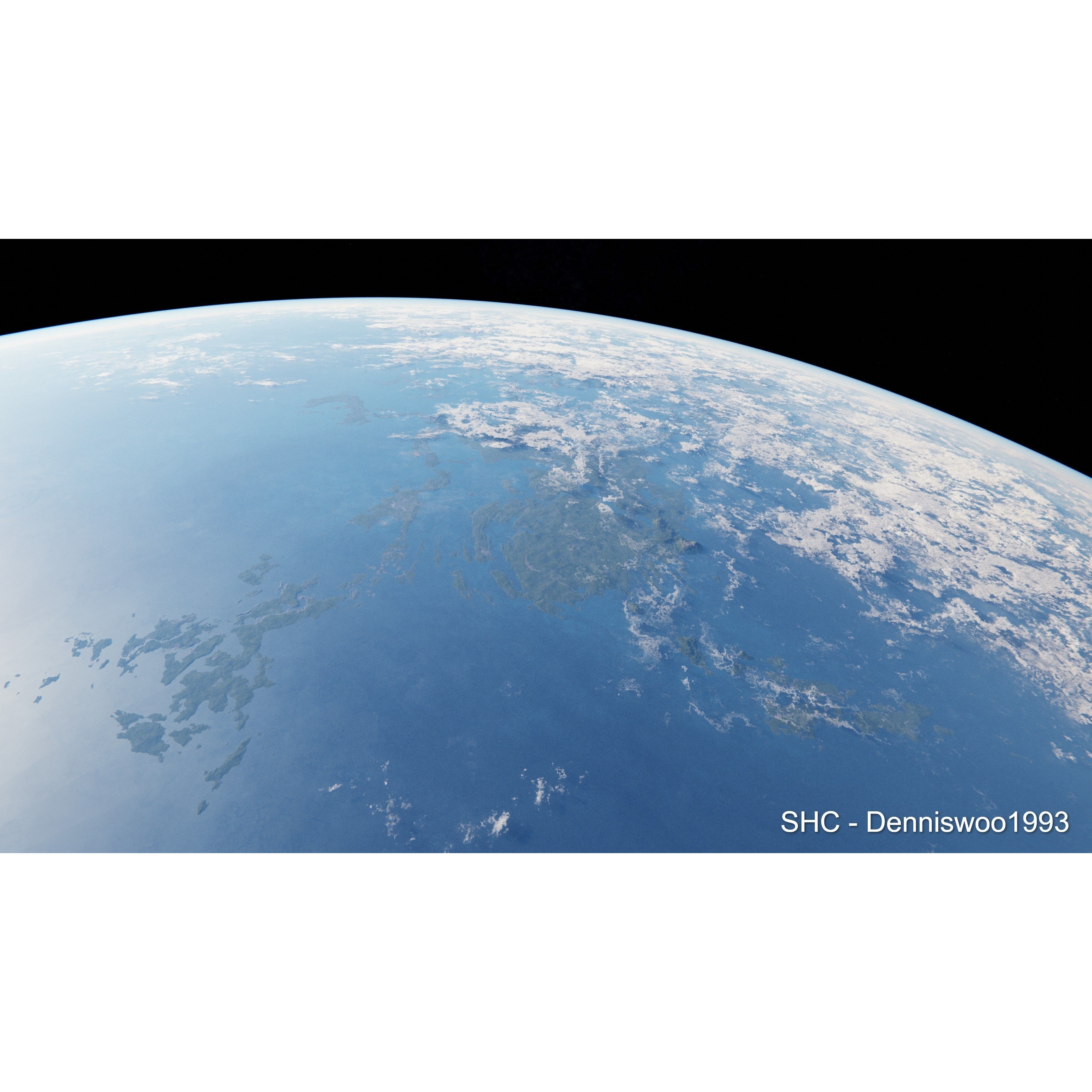 Large Scale Procedural Planet with 3D Cities - 3D Model - View 25